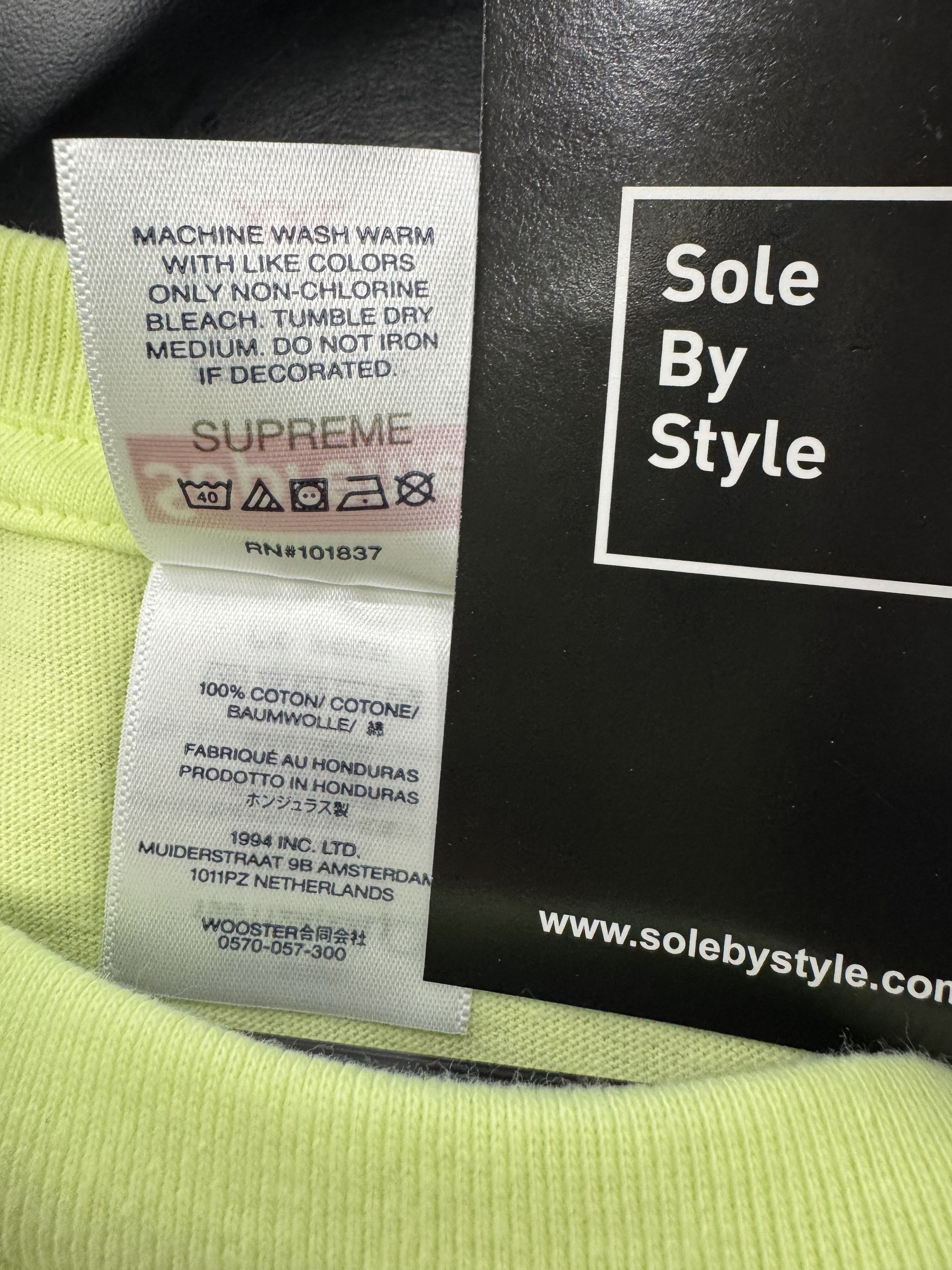 Supreme Supreme Playboi Carti Tee Pale Green Size US XXL / EU 58 / 5 - 4 Thumbnail