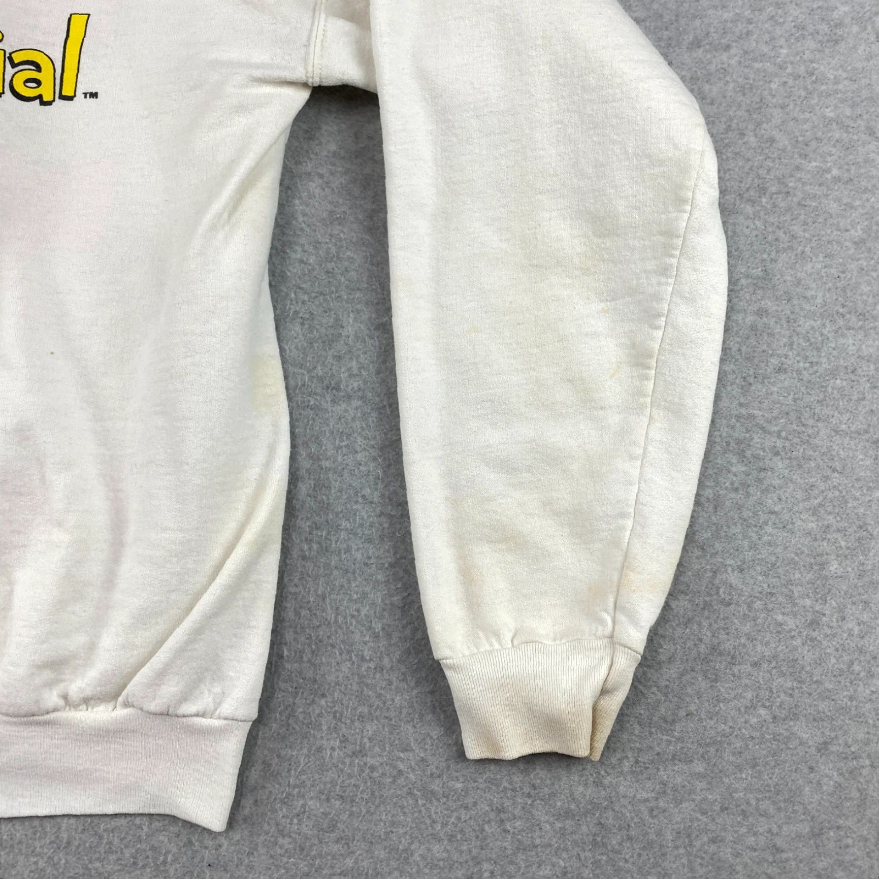 Hanes VINTAGE Hanes Sweatshirt Mens L White Dr Seuss San Diego County Fair Hoodie Pullover Graphic Print All Seasons Regular Fit Ski, Walk, Run Mens Size US L / EU 52-54 / 3 - 7 Thumbnail