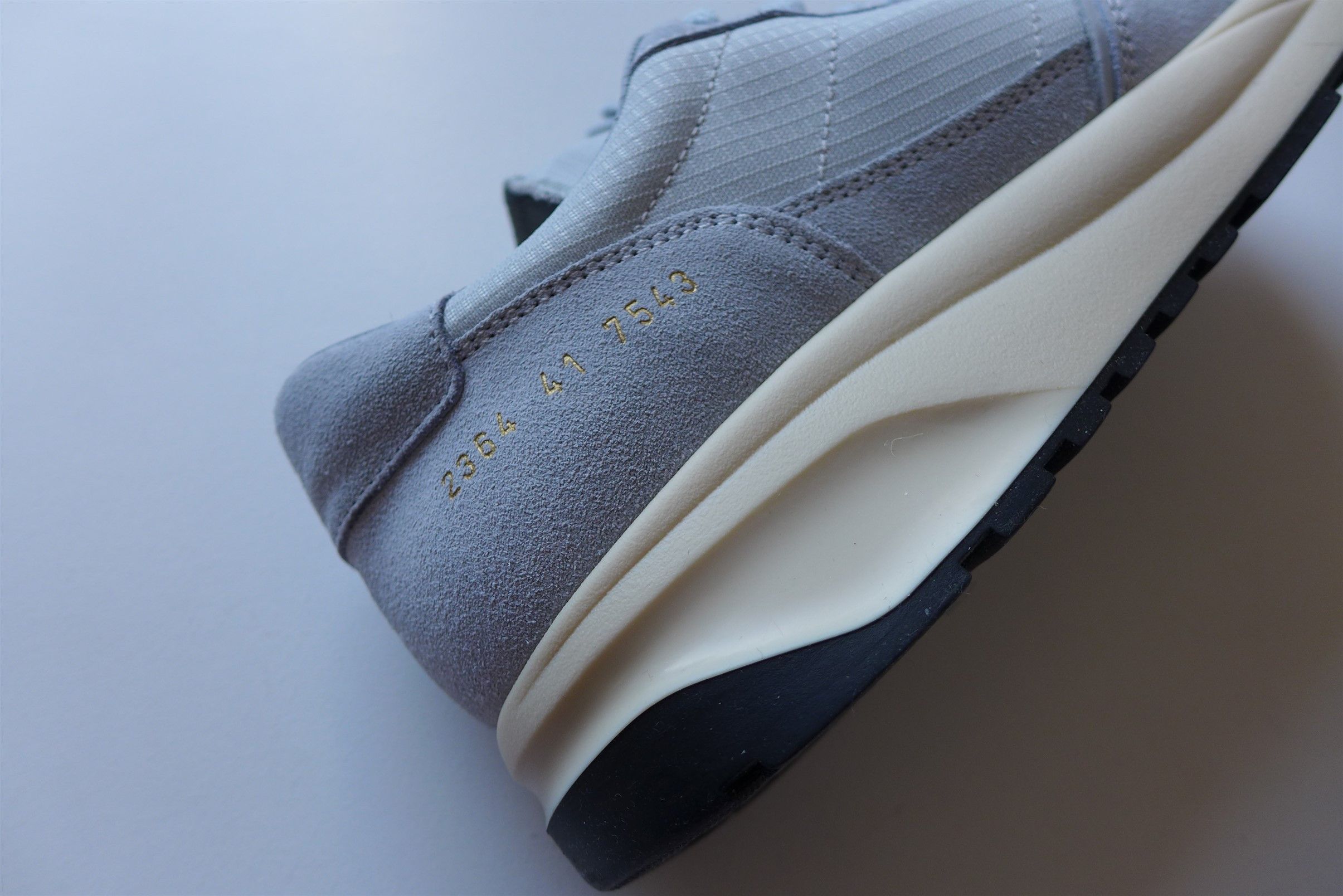 Common Projects Common Projects Track 80 Sneakers - Grey Suede & Ripstop Size US 8 / EU 41 - 7 Thumbnail