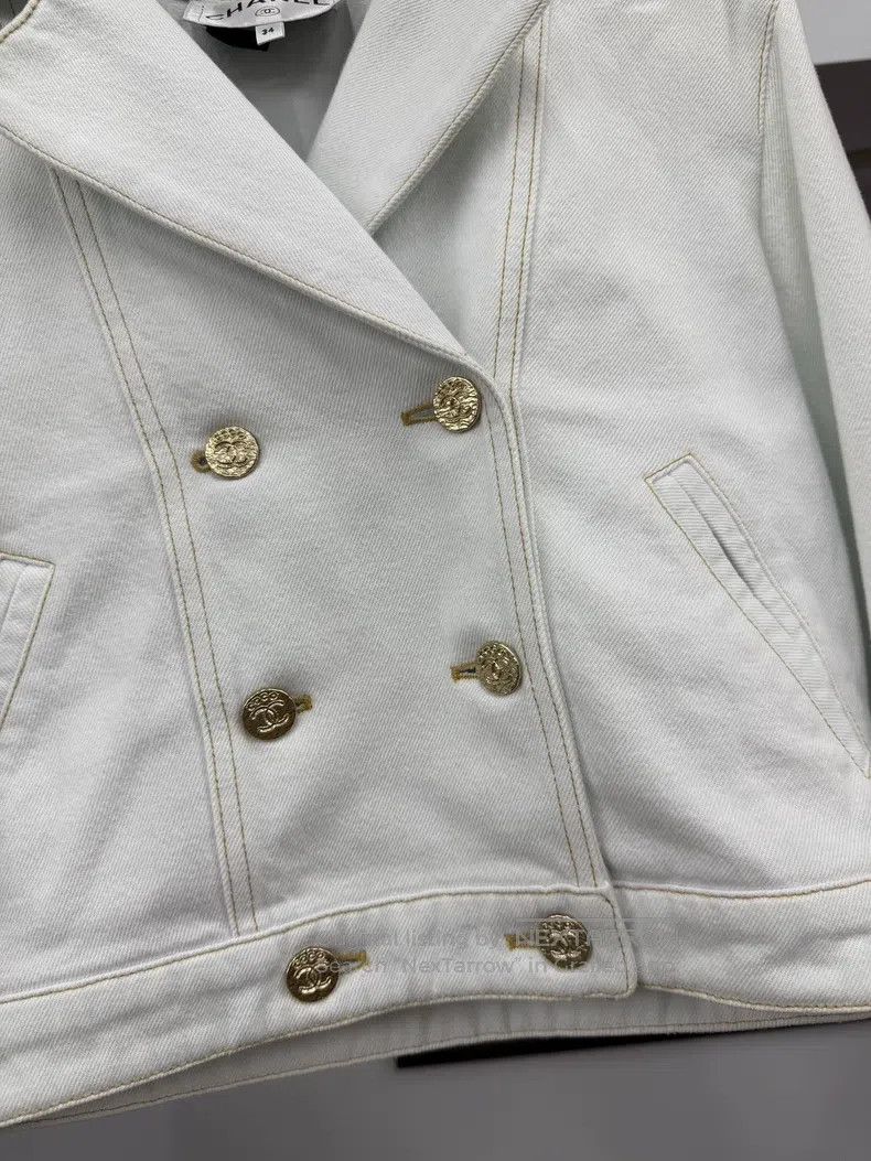 Chanel Chanel 24M beach series light blue denim jacket Size XXS / US 00 / IT 34 - 2 Thumbnail
