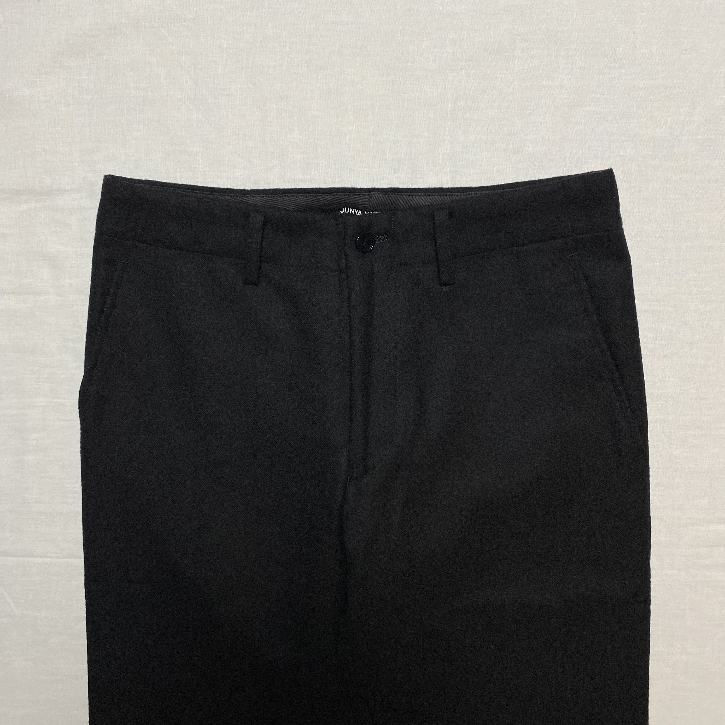 Comme des Garcons × Junya Watanabe Junya Watanabe Comme des Garçons Black Wool Trousers Size 29" - 3 Thumbnail