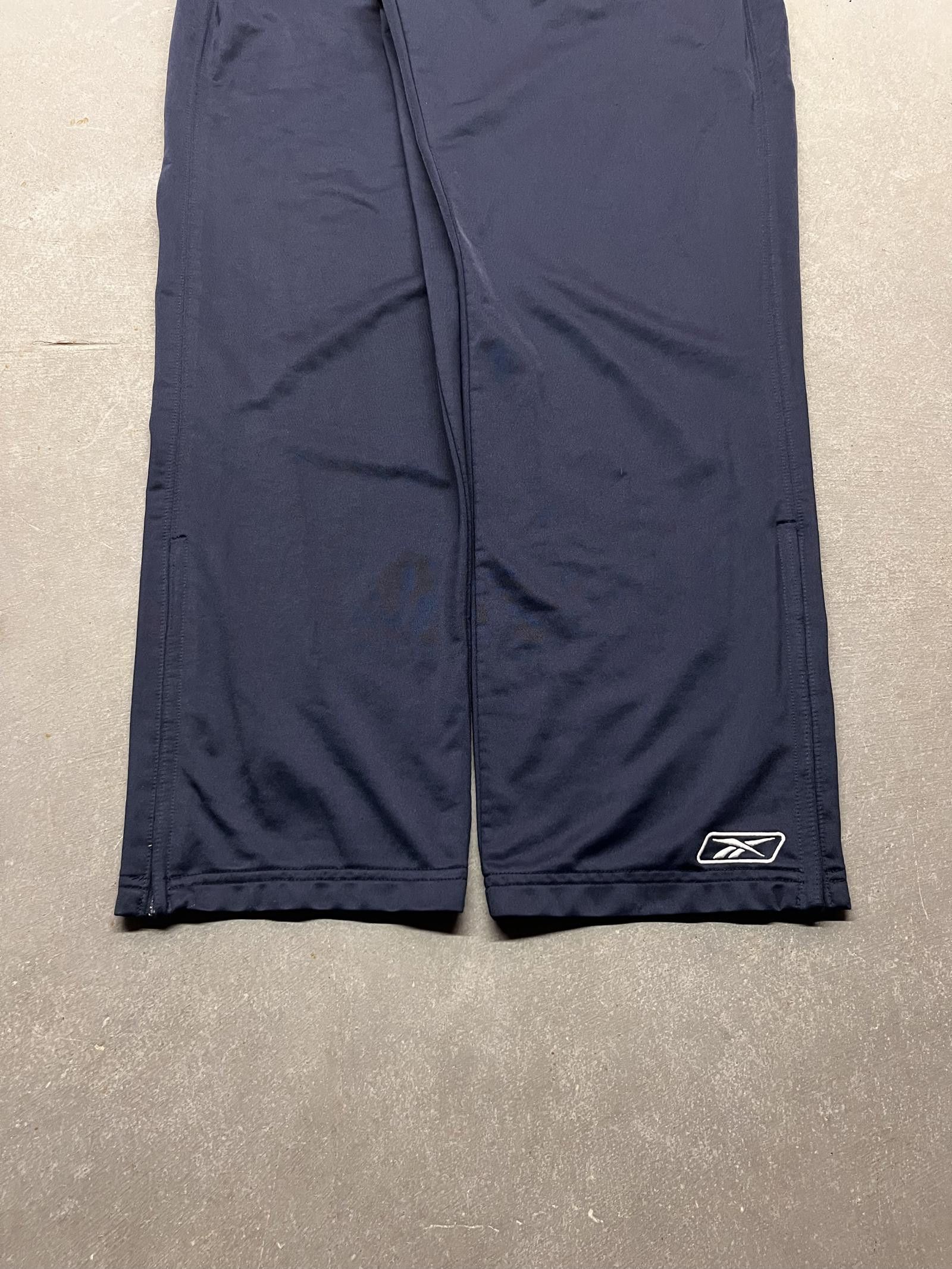 Reebok Y2K Vintage Reebok Baggy Wide Leg Trackpants Navy XL Size US 36 / EU 52 - 2 Thumbnail