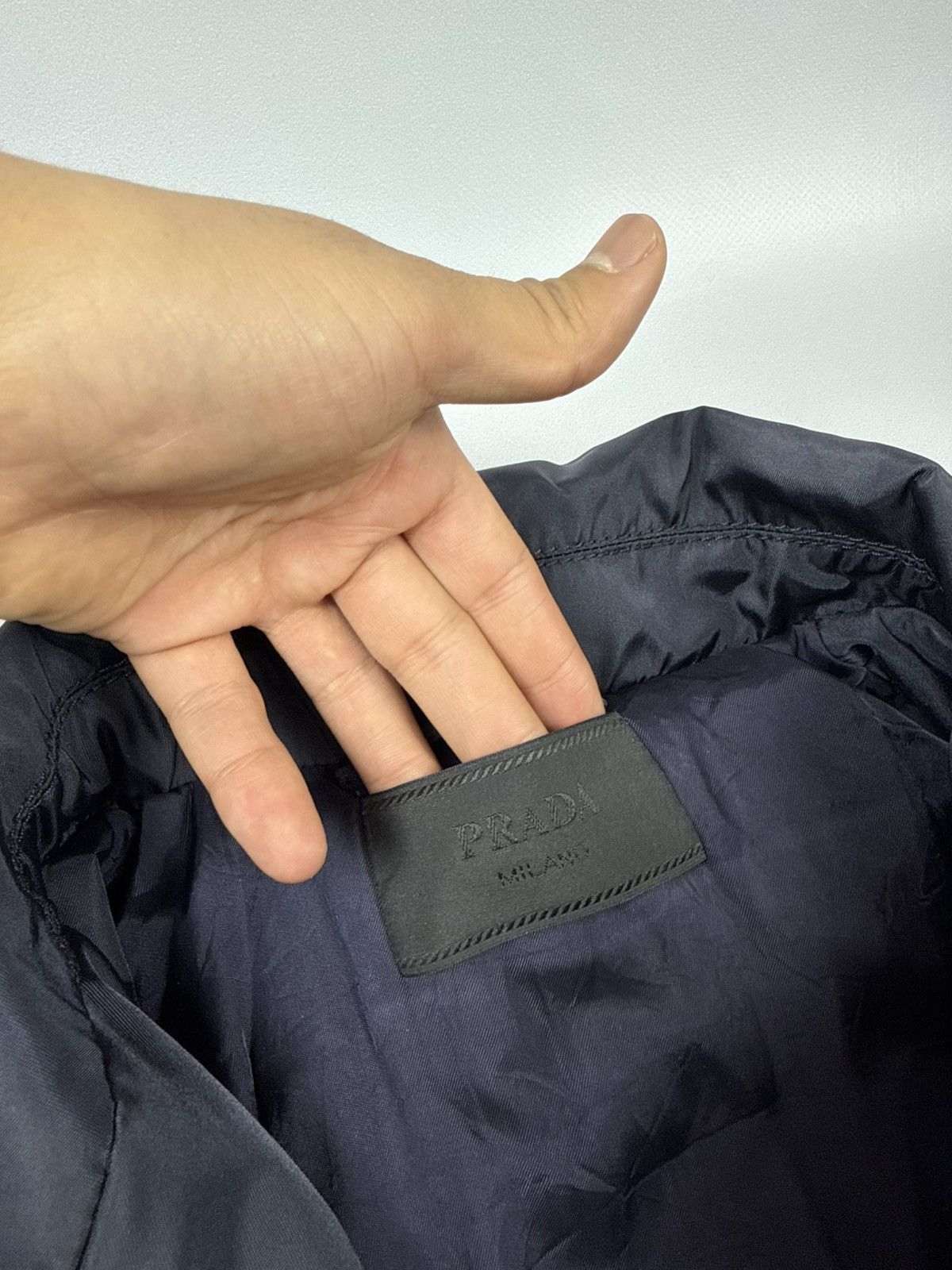 Prada Prada bomber Quilted Zip Jacket in Navy size M Size US M / EU 48-50 / 2 - 6 Thumbnail
