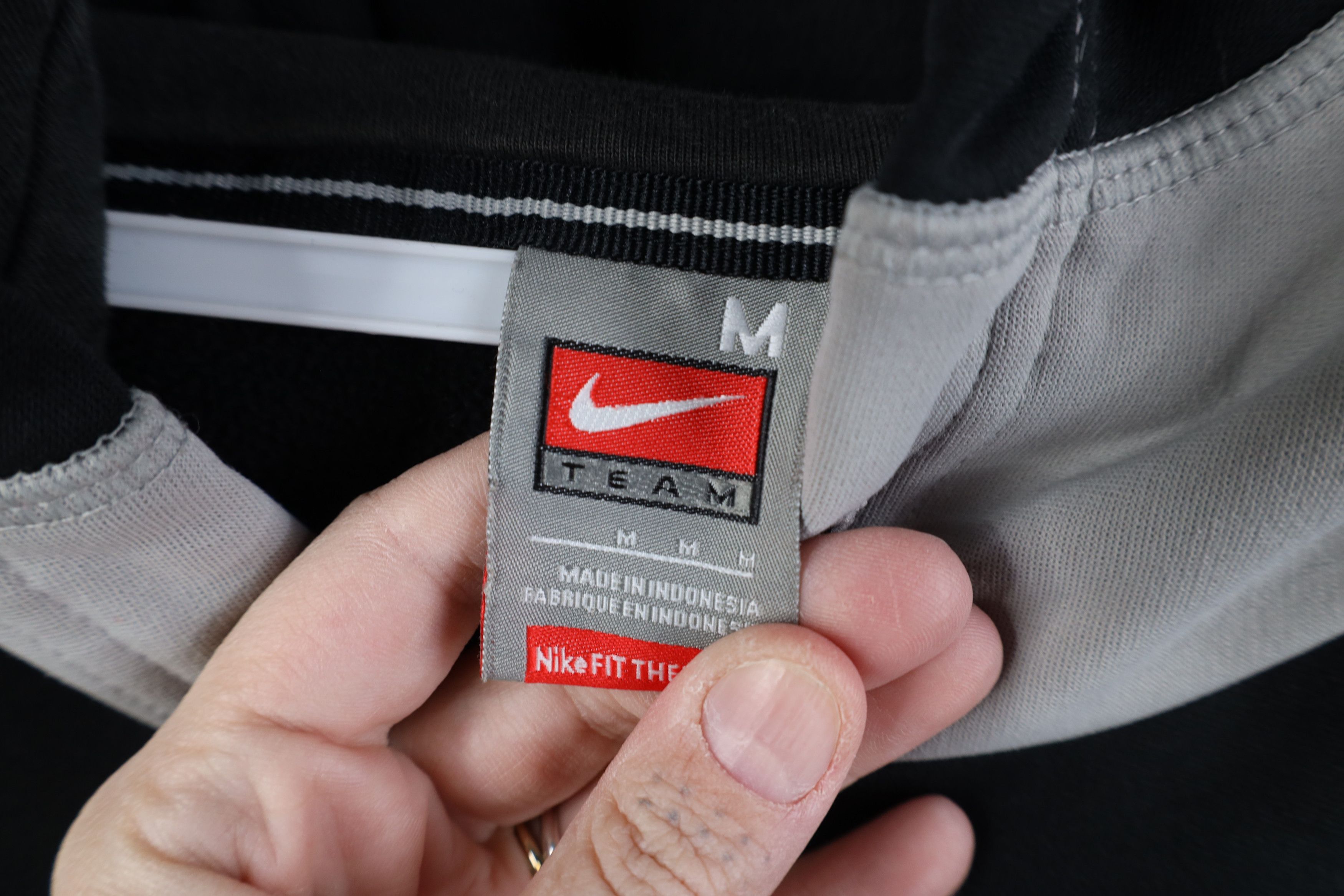 Nike Vintage Nike Scott Mini Swoosh Detroit Lacrosse Hoodie Black Size US M / EU 48-50 / 2 - 10 Thumbnail