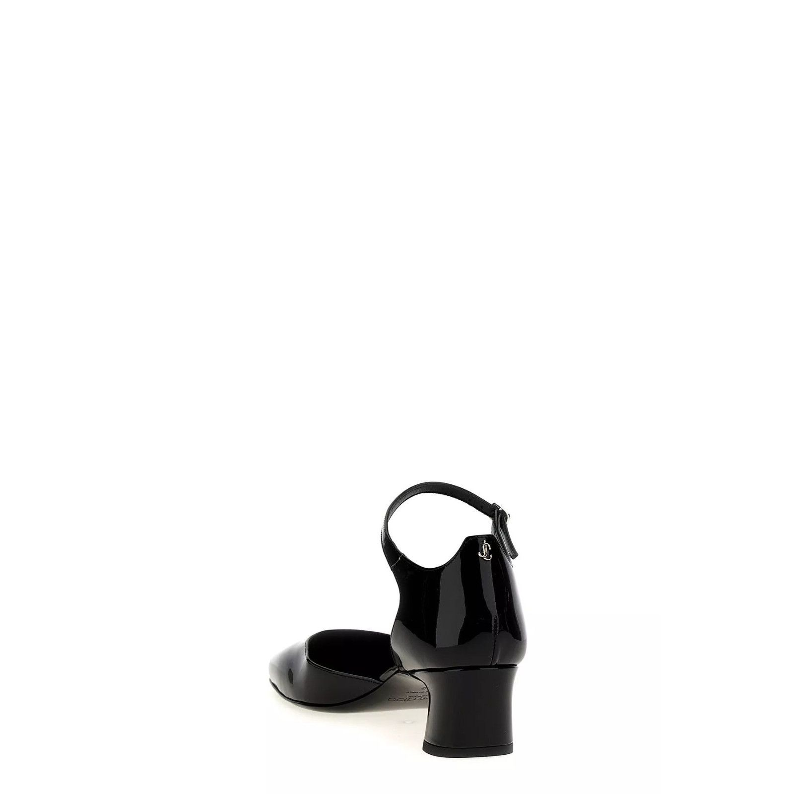 Jimmy Choo JIMMY CHOO Pixie Black Leather 45mm Heeled Slingback Pumps N Size US 8 / IT 38 - 3 Thumbnail