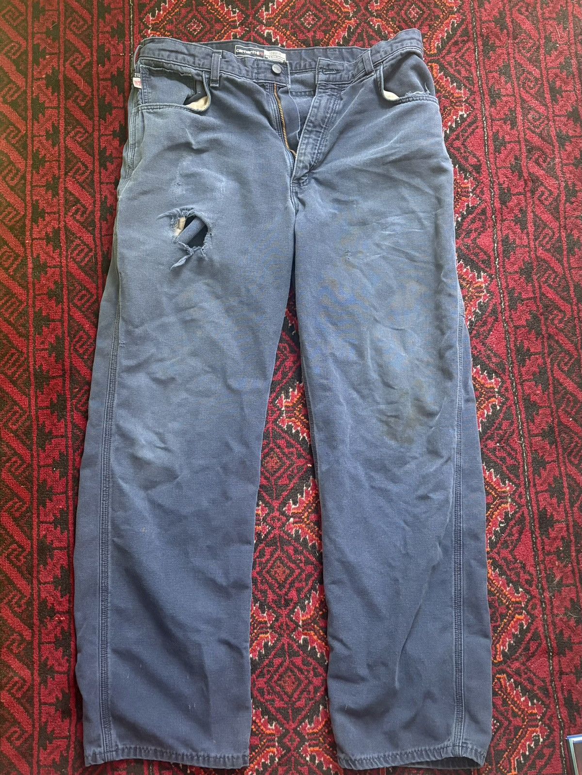 Carhartt Worn out Carhartt FR pants Size US 36 / EU 52 - 1 Thumbnail
