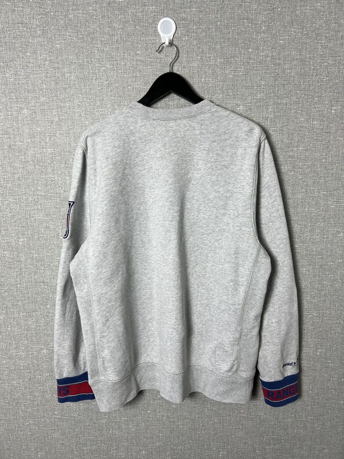 Mitchell & Ness × Vintage Rare Vintage NHL New York Rangers Big Logo Sweatshirt Size US L / EU 52-54 / 3 - 12 Thumbnail