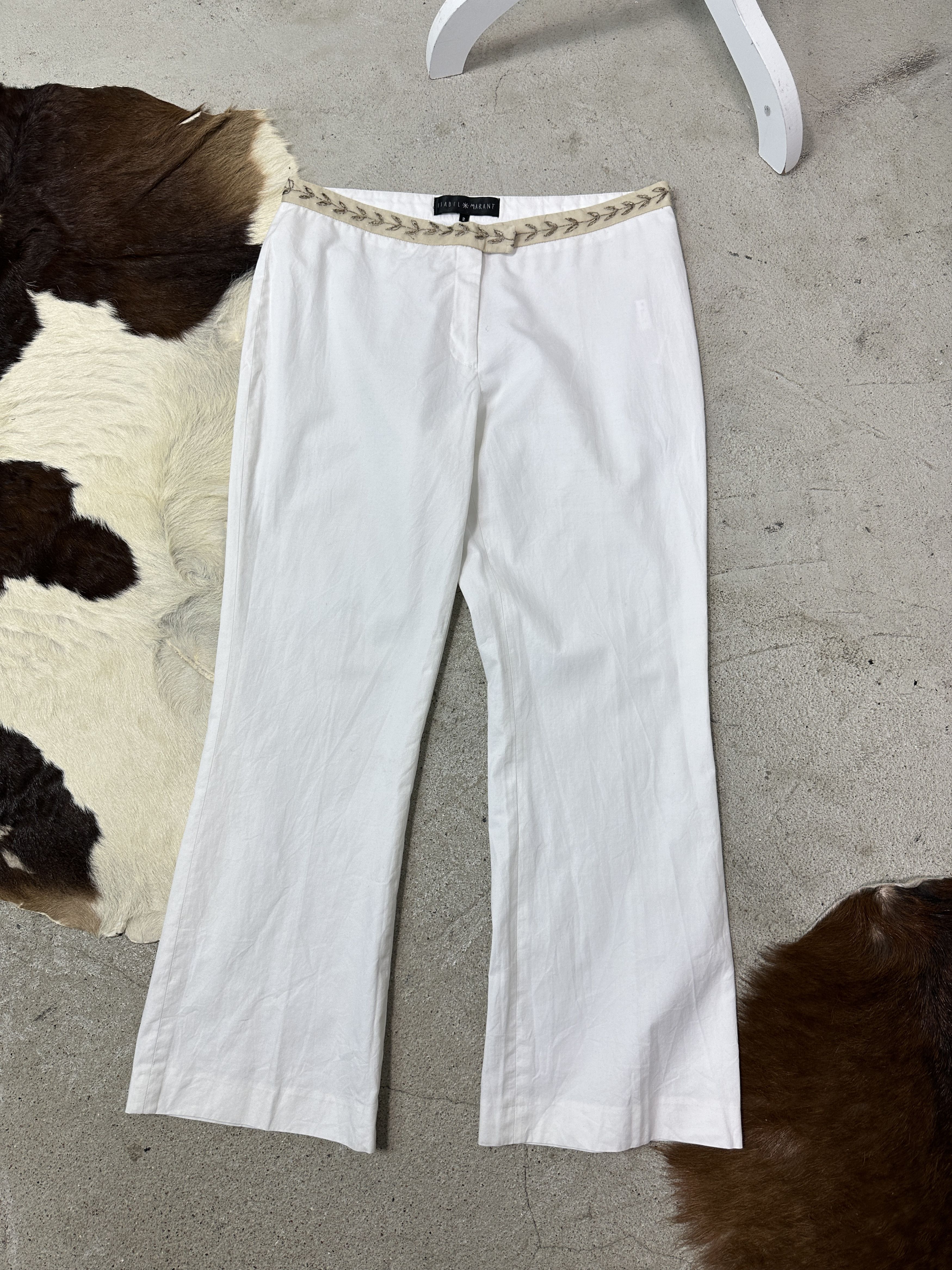 Isabel Marant Vintage Old Money Isabel Marant Capri Pants Y2K Size 26" / US 2 / IT 38 - 2 Thumbnail