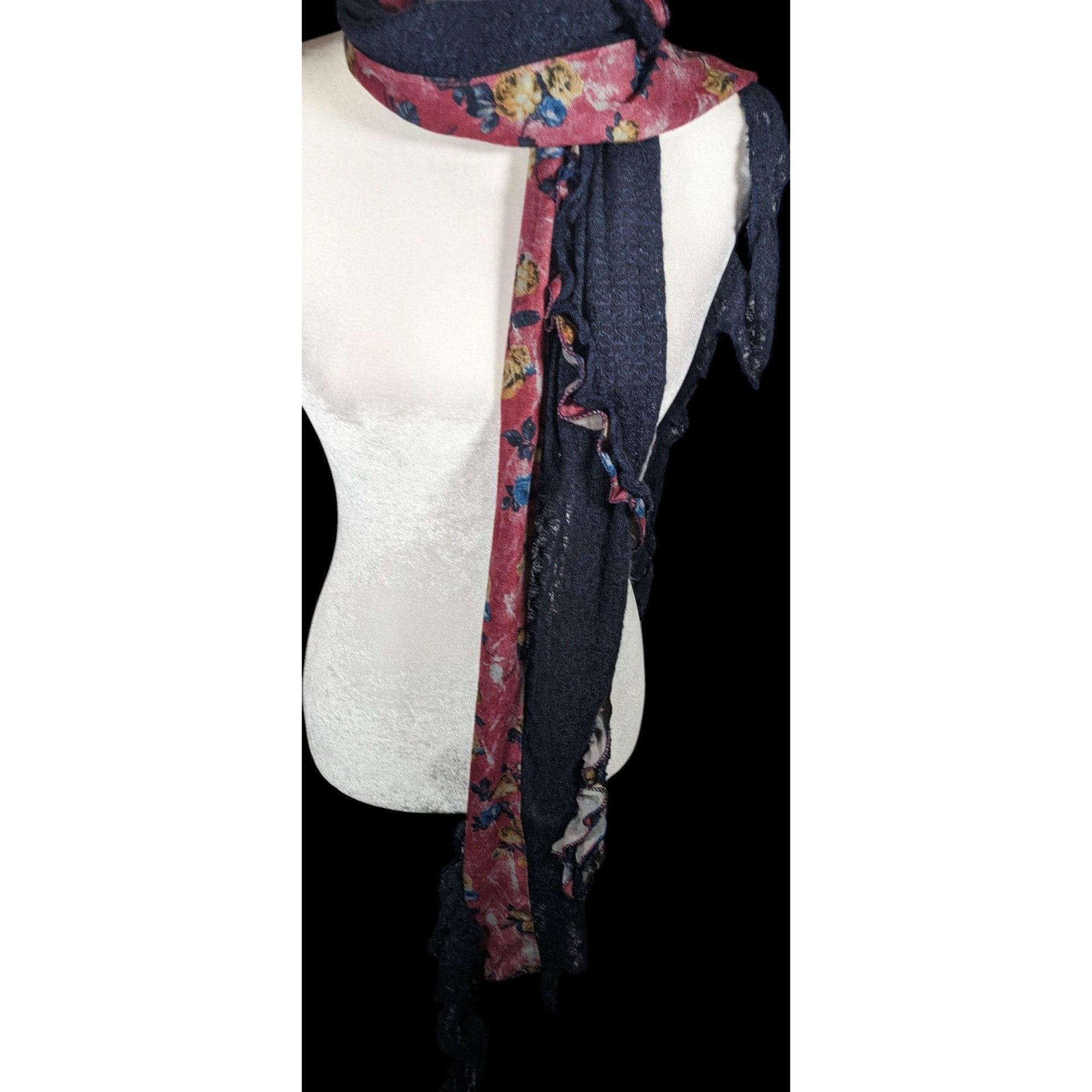 Other Vintage Witchy Floral Bohemian Fairycore Asymmetrical Pink A Size ONE SIZE - 5 Thumbnail