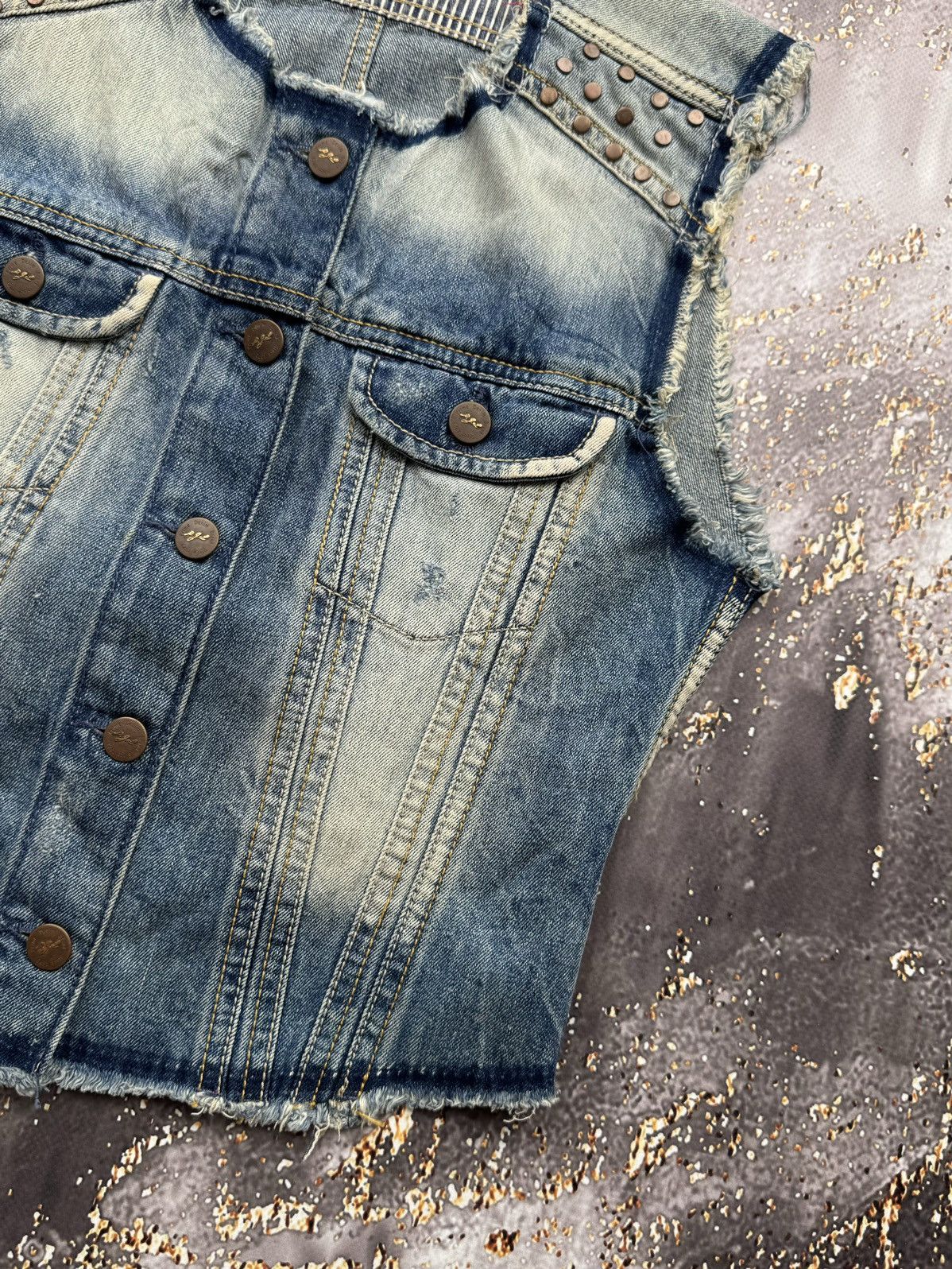 Pepe Jeans Pepe Jeans Vintage Amazing Denim Vest Size S / US 4 / IT 40 - 3 Thumbnail