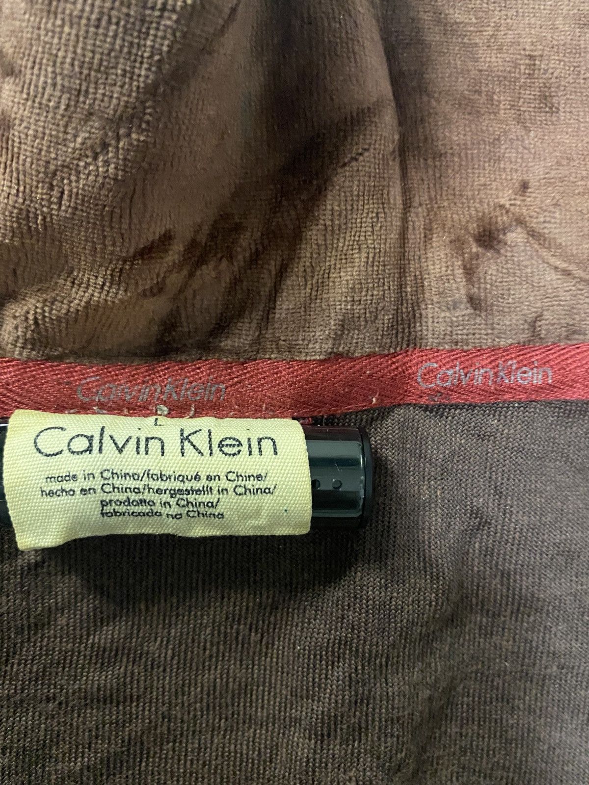 Calvin Klein Calvin Klein Japan Velour Track Jacket Onward Kashiyama L Size US L / EU 52-54 / 3 - 10 Thumbnail