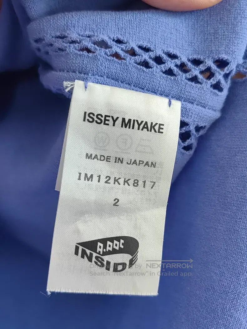 Issey Miyake Issey Miyake Crew Neck Half Sleeve Violet Size S / US 4 / IT 40 - 4 Thumbnail