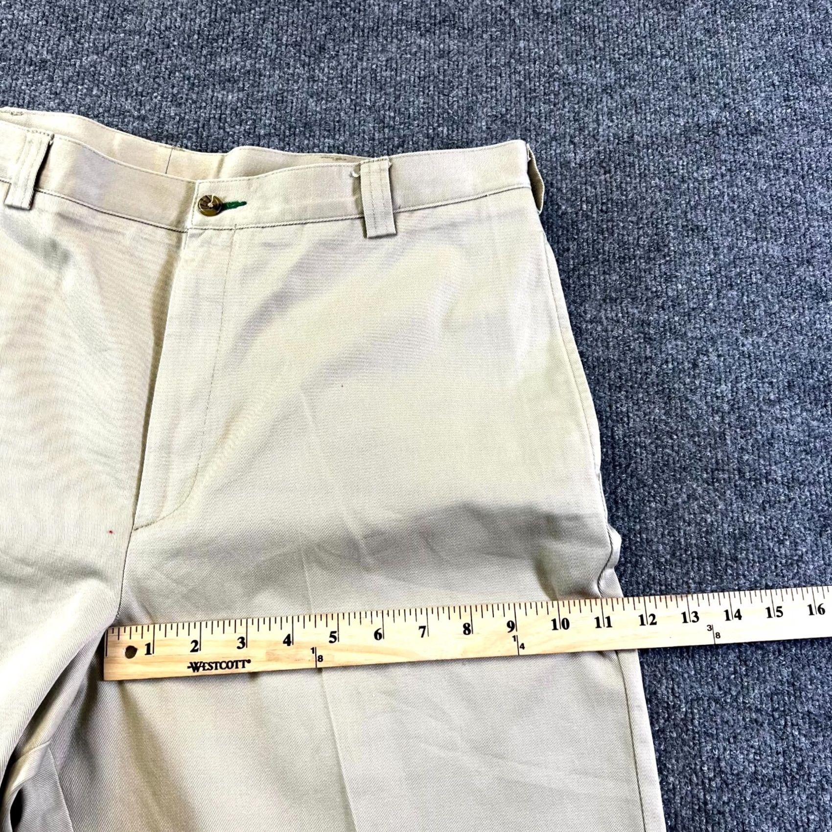 Tommy Hilfiger Tommy Hilfiger Pants Mens 36x34 Chino Khaki 100% Cotton Straight Business Casual Size US 36 / EU 52 - 5 Thumbnail