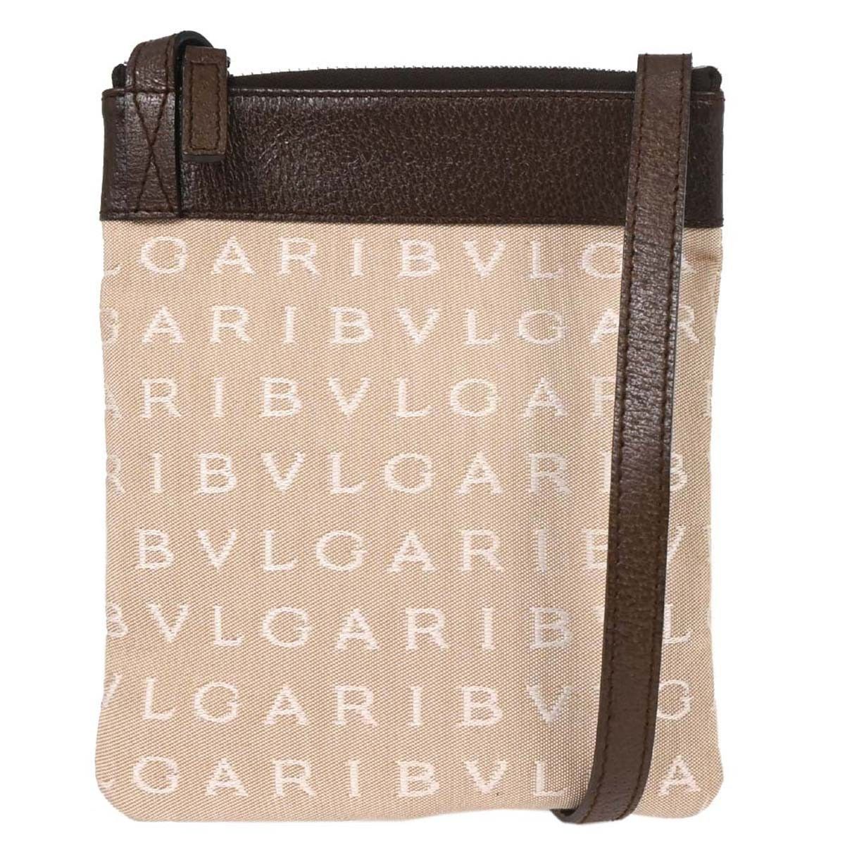 Bvlgari Bvlgari Logomania Shoulder Bag Canvas with Leather Size ONE SIZE - 1 Thumbnail
