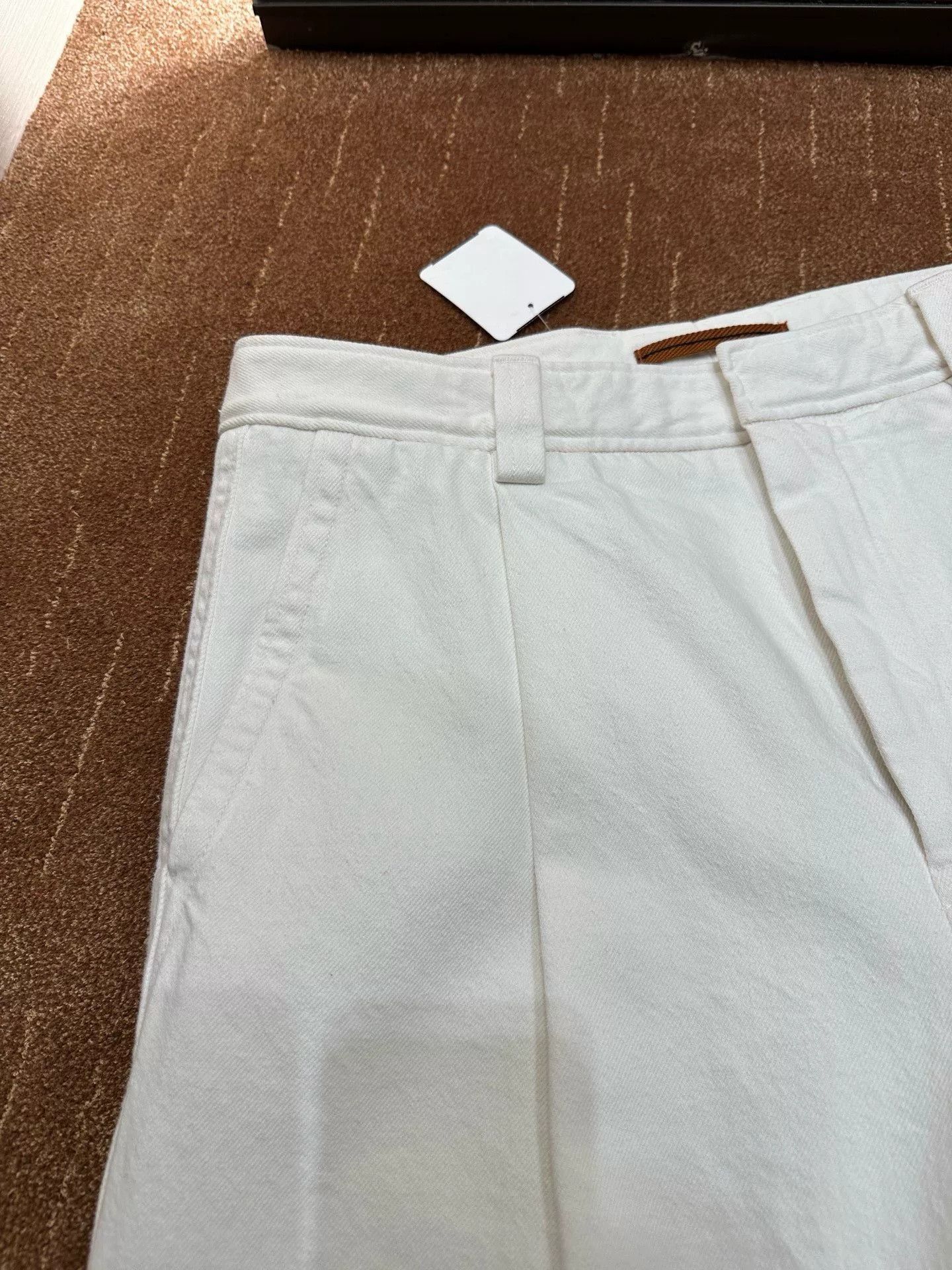 Ermenegildo Zegna Zegna Men's White Casual Pants Size US 32 / EU 48 - 4 Thumbnail