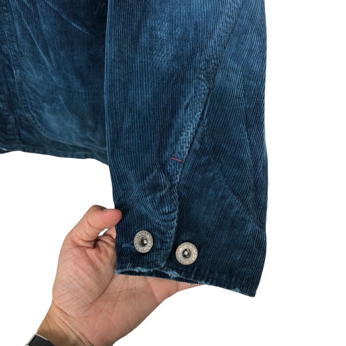 Japanese Brand 📌Rich Blue Indigo Chore Work Jacket Poober Issey Miyake Size US S / EU 44-46 / 1 - 16 Thumbnail