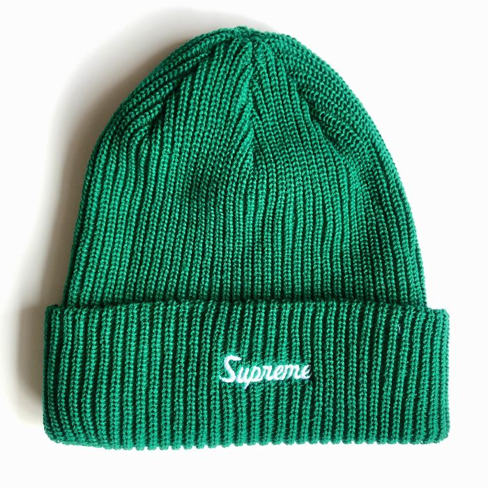 Supreme FW21 Supreme Loose Gauge Beanie GREEN | Grailed