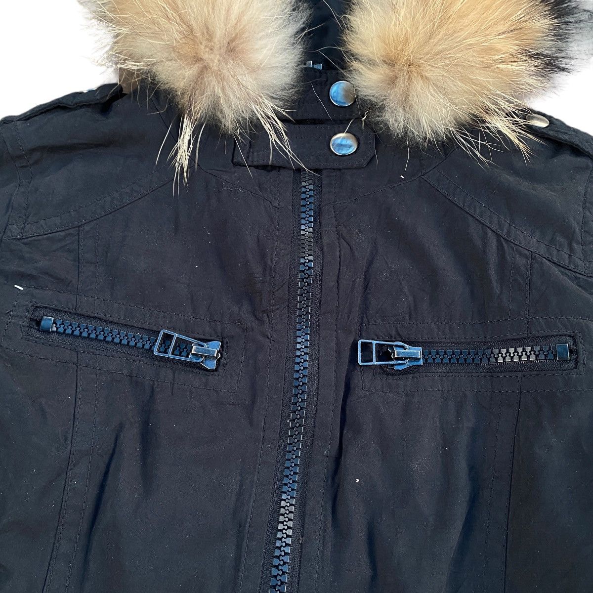 If Six Was Nine 2000's Own Zone Fur Raccoon Jacket Lgb Style Size US M / EU 48-50 / 2 - 4 Thumbnail