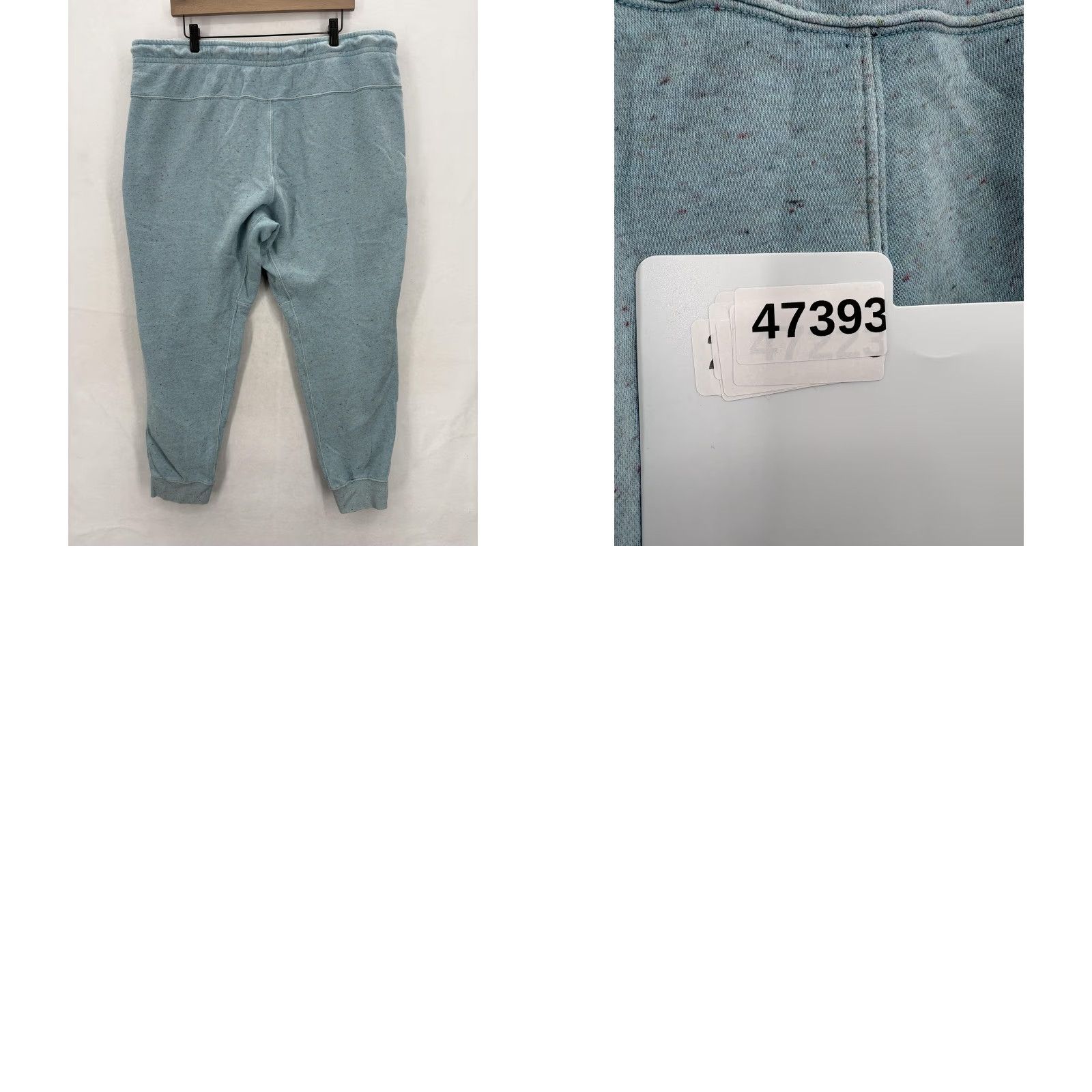 Nike Nike Pants Mens 2XL Blue Fleece Joggers Sweatpants Flecked Athletic Lounge Gym Size US 39 - 9 Thumbnail