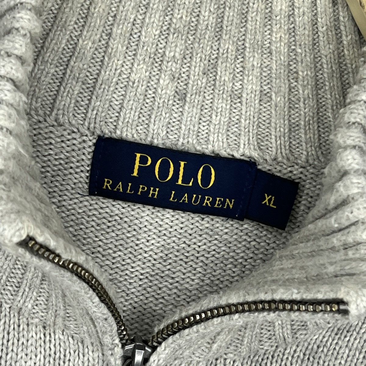 Polo Ralph Lauren Polo Ralph Lauren Sweater Knitwear Knit Quarter Zip Logo Y2K Size US XL / EU 56 / 4 - 5 Thumbnail