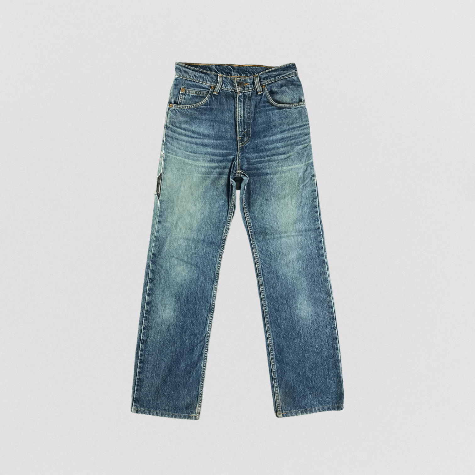 Levi's × Vintage 90s Vintage Orange Tab Levis 605 Jeans-JM3335 Size US 28 / EU 44 - 1 Thumbnail