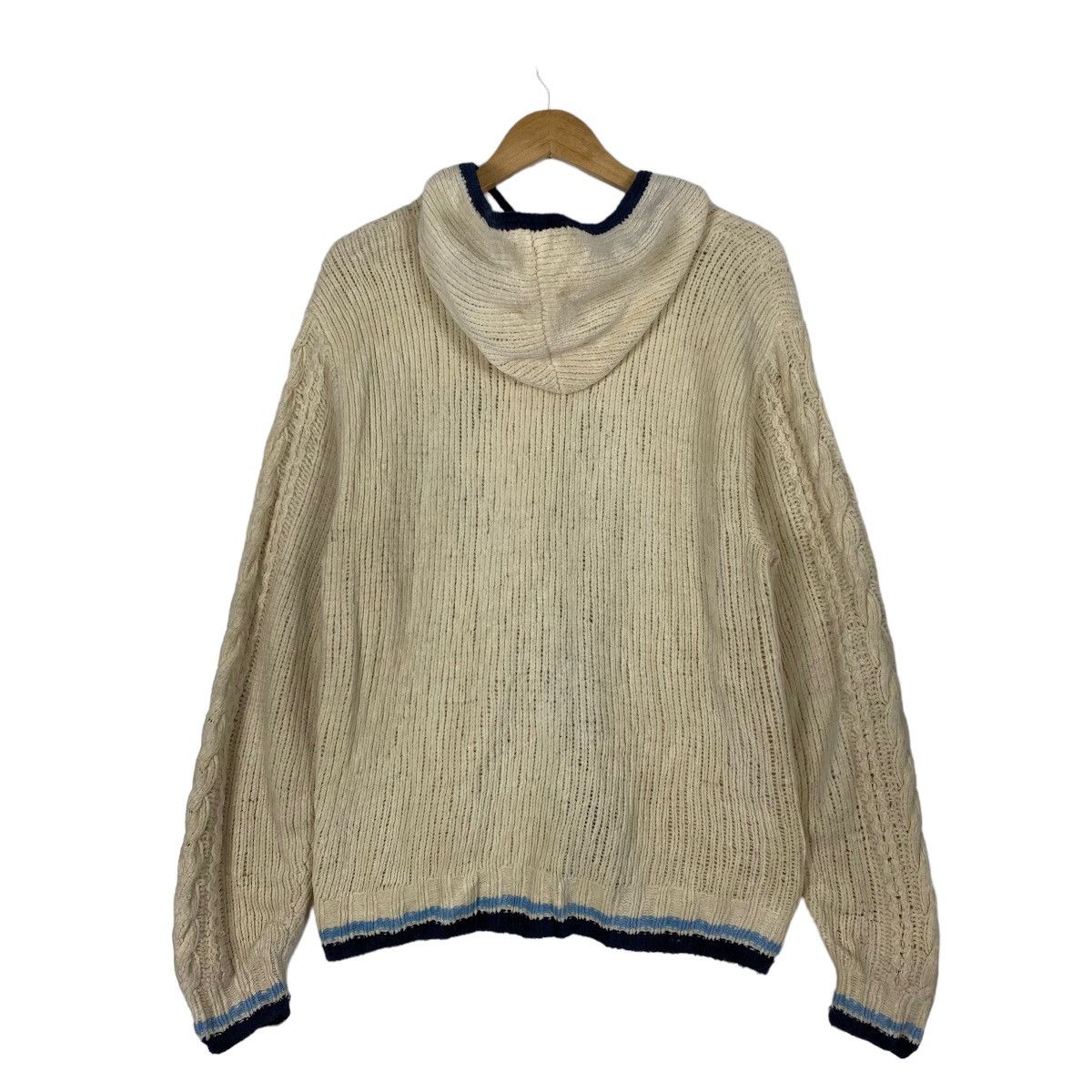 Quiksilver Vintage 80s Local Motion Knit Sweater Zipper Hoodie Size US L / EU 52-54 / 3 - 9 Thumbnail