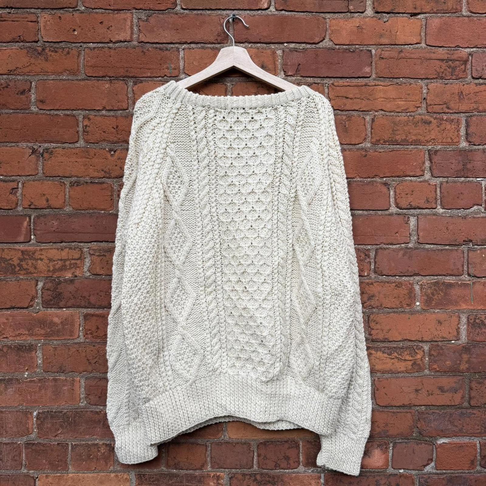 Other Vintage B Altman & co cable knit sweater XL 70s/80s Size US XL / EU 56 / 4 - 5 Thumbnail