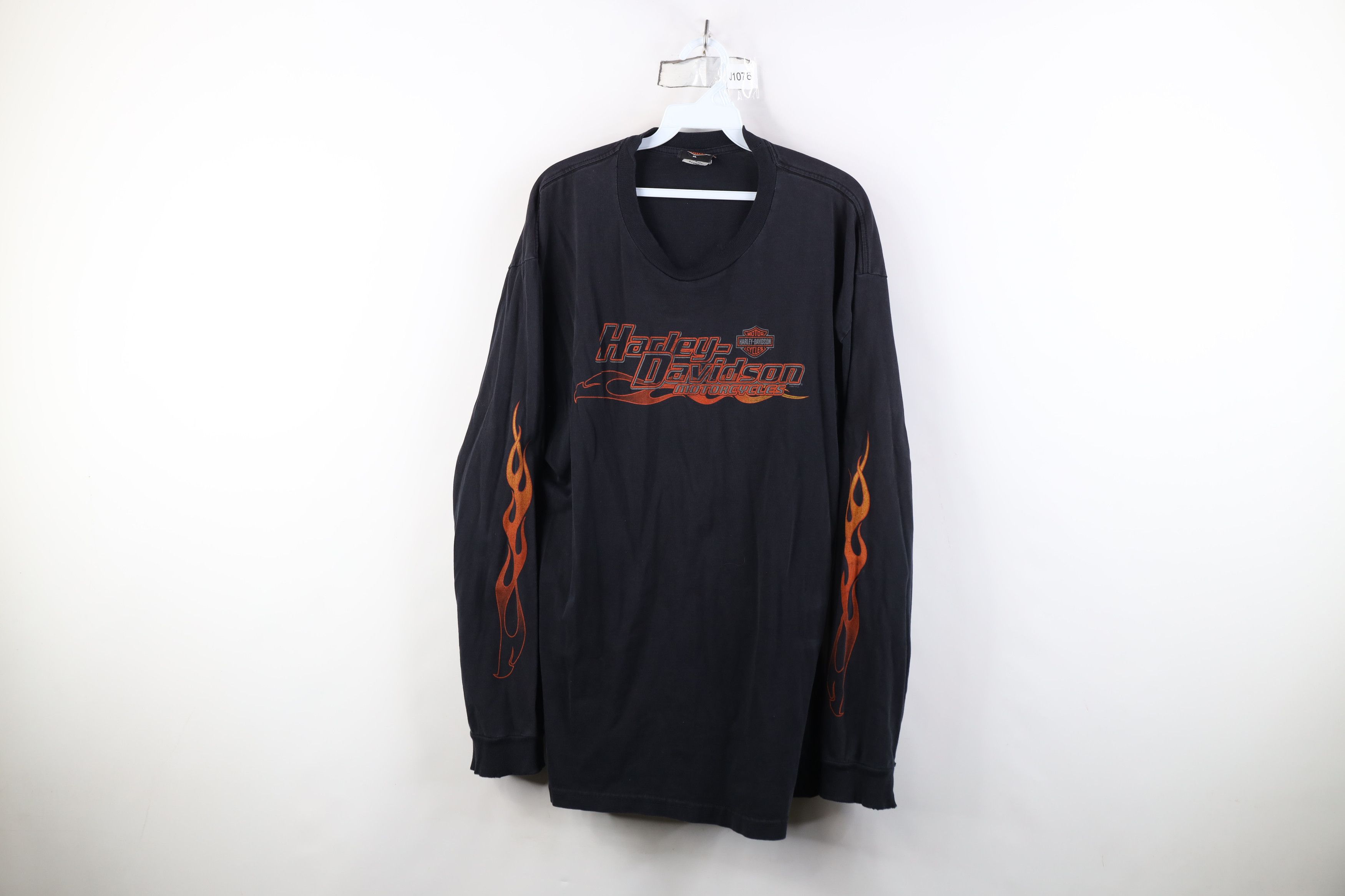 Harley Davidson Vintage Y2K Harley Davidson Flames Long Sleeve T-Shirt USA Size US XL / EU 56 / 4 - 1 Thumbnail