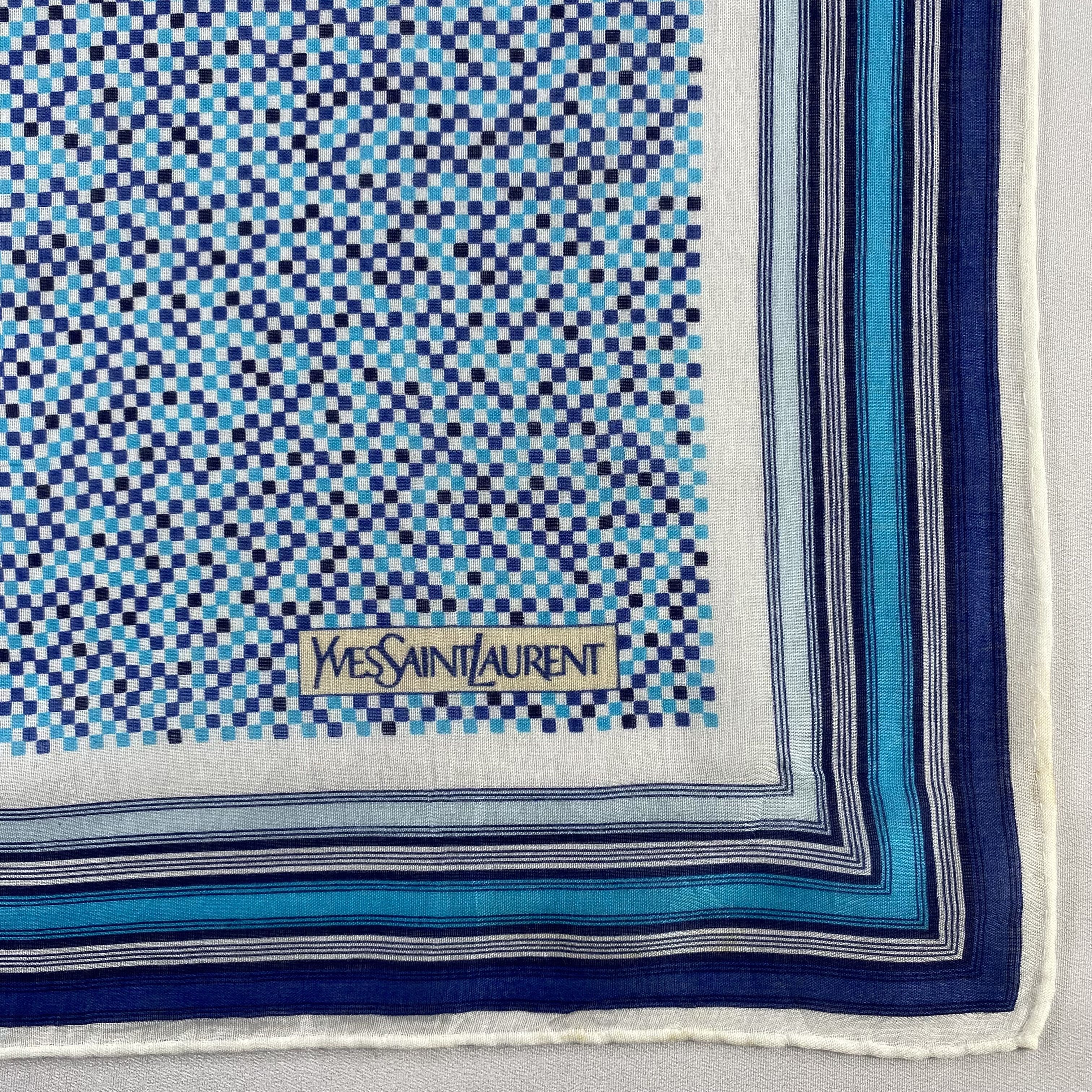 Vintage Yves Saint Laurent Bandana/ Handkerchief / Neckerchief-P1313 Size ONE SIZE - 3 Thumbnail