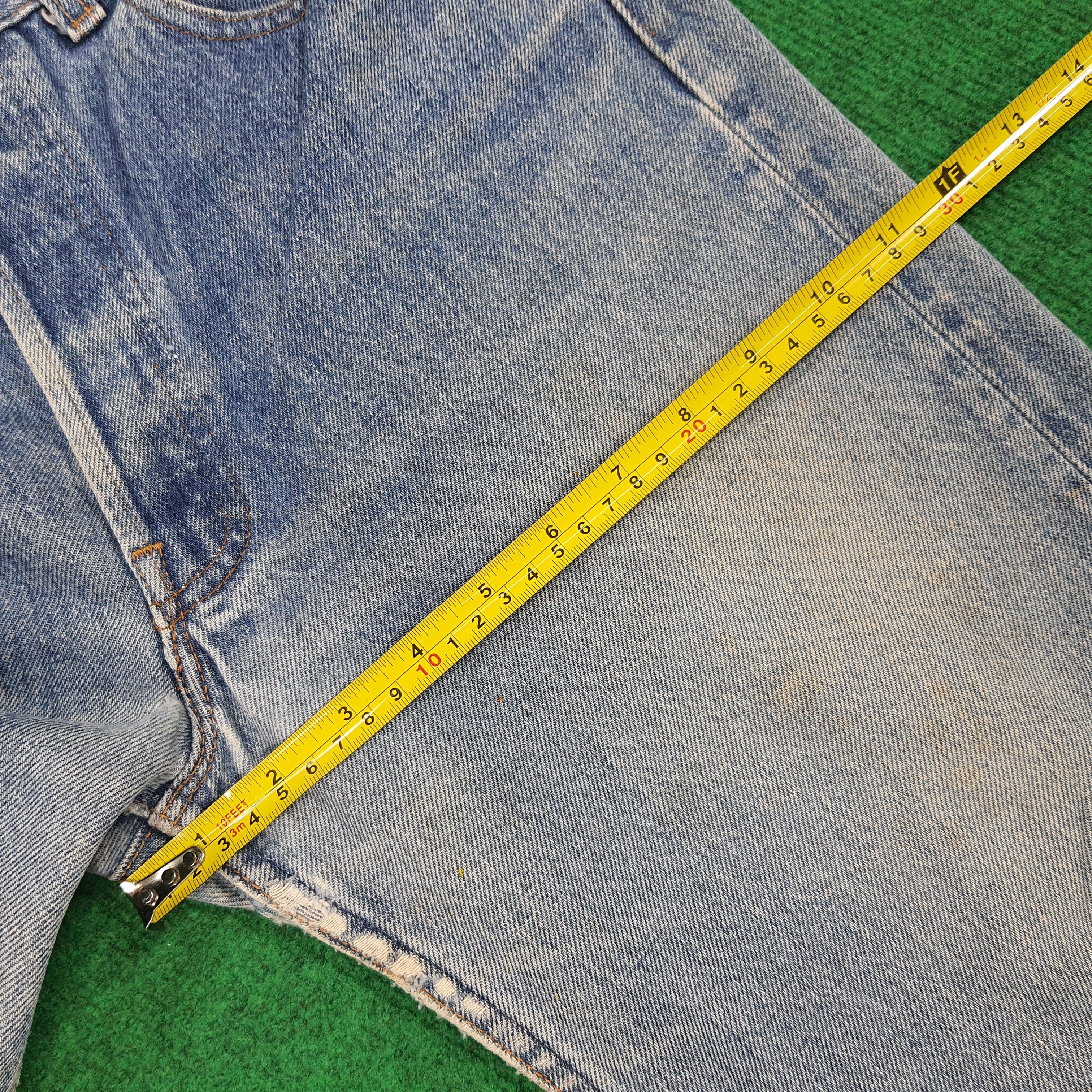 Levi's × Levi's Vintage Clothing × Vintage Vintage Levi's Straight Cut Distressed Jeans Size US 29 - 15 Thumbnail
