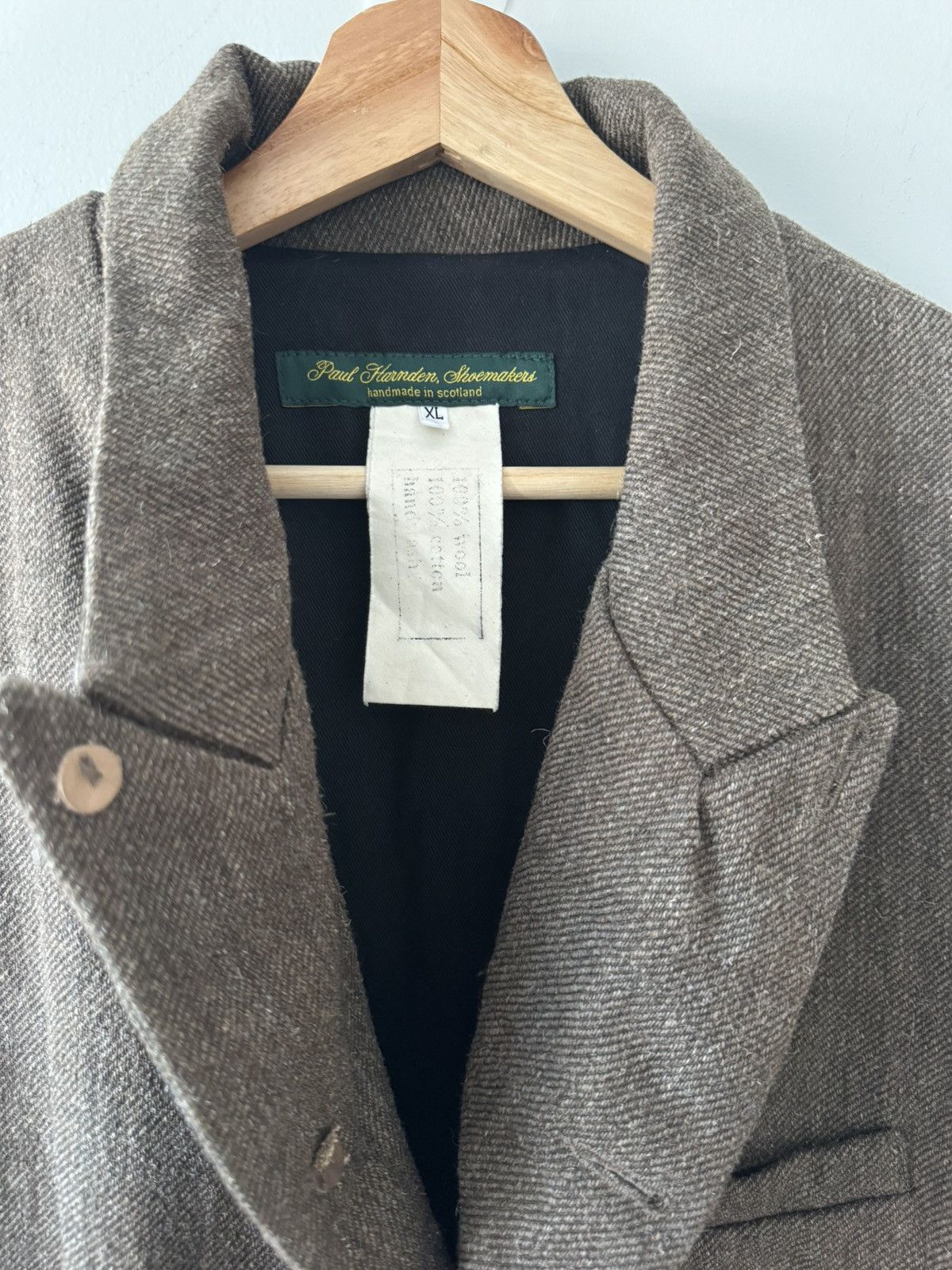 Paul Harnden Shoemakers AW24 Tweed Long Coat Size US XL / EU 56 / 4 - 8 Thumbnail