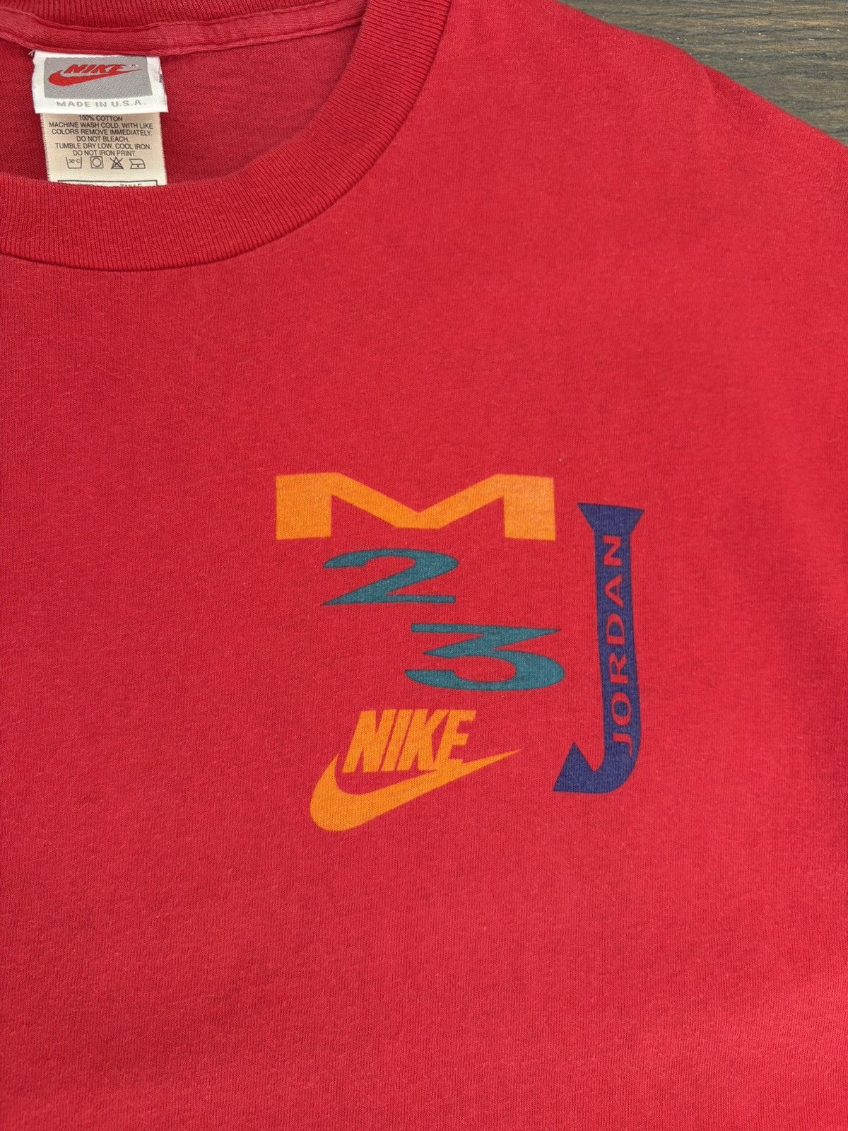 Nike Nike Jordan 23 Single Stitch Double Sided Made in USA TShirt Size US L / EU 52-54 / 3 - 6 Thumbnail