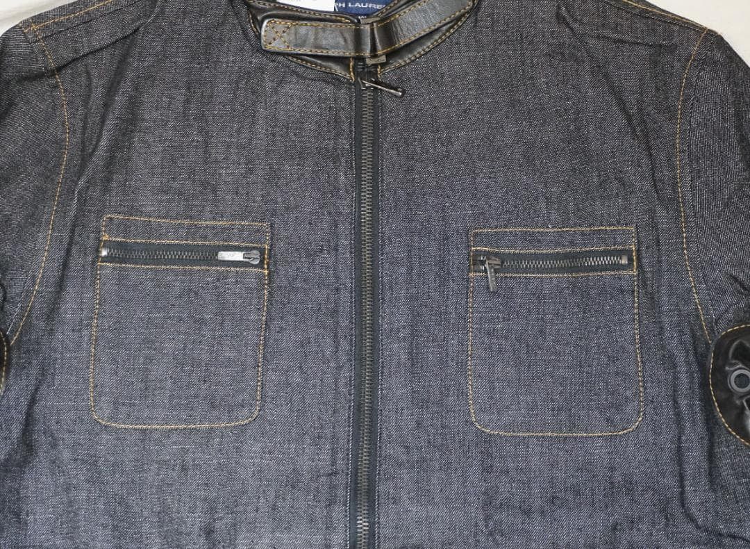 Vintage 00's 新品 Ralph Lauren Sport ライダース ジャケット Size US L / EU 52-54 / 3 - 2 Thumbnail