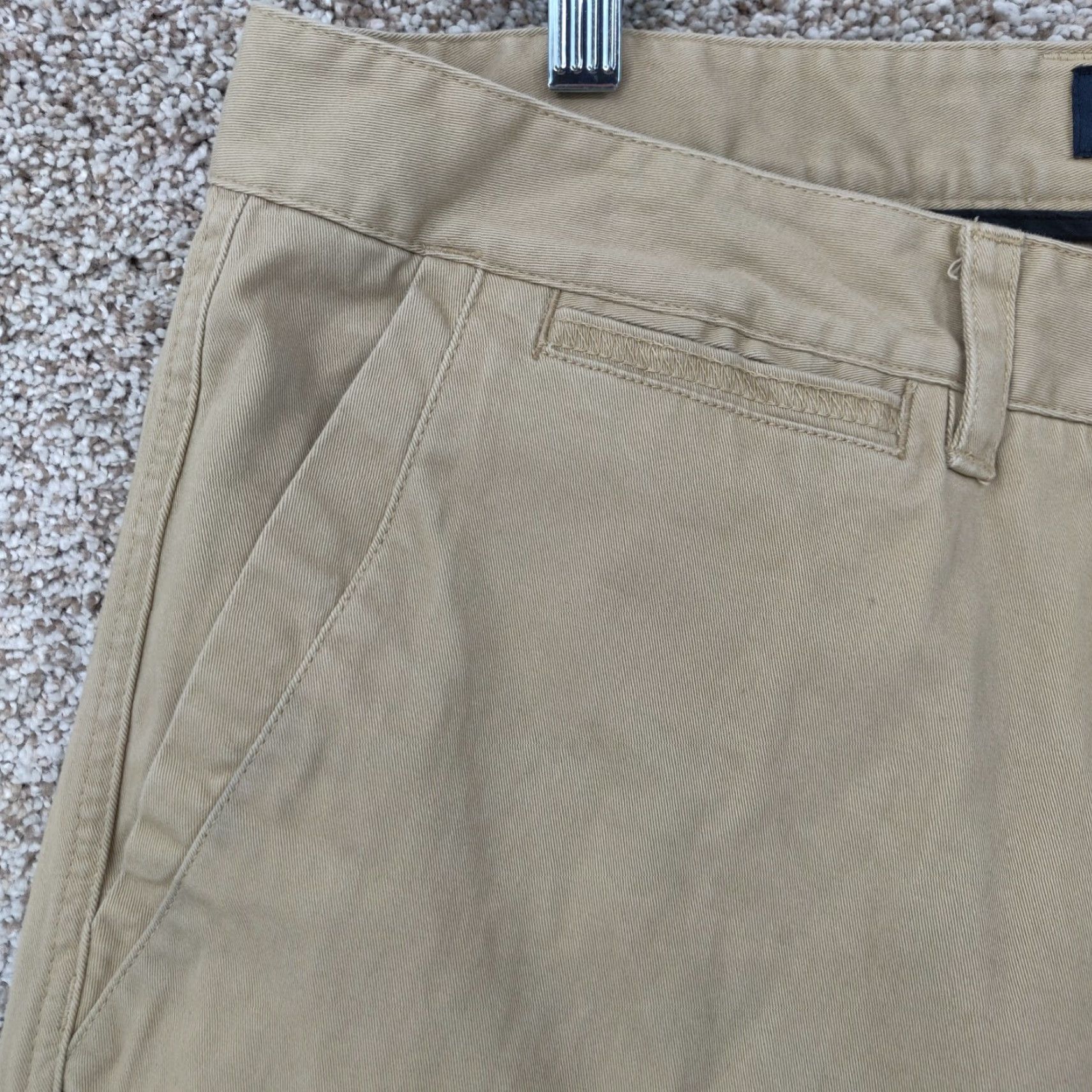 Roark ROARK Mens Pants 36x30 Brown Chino Outdoors Stretch Pockets Regular Flat Front Belt Loops Size US 36 / EU 52 - 3 Thumbnail