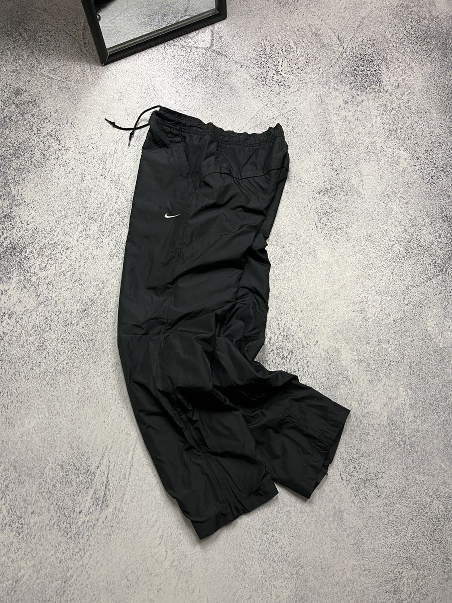 Nike Vintage 00’s Nike Nylon Drill Pants Y2K Hype Streetwear Size US 32 / EU 48 - 1 Thumbnail