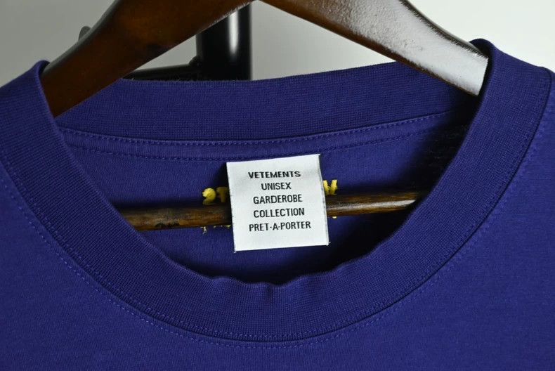 Vetements Vetements 24ss Purple Believe Printed Loose Casual Short S Size US M / EU 48-50 / 2 - 2 Thumbnail