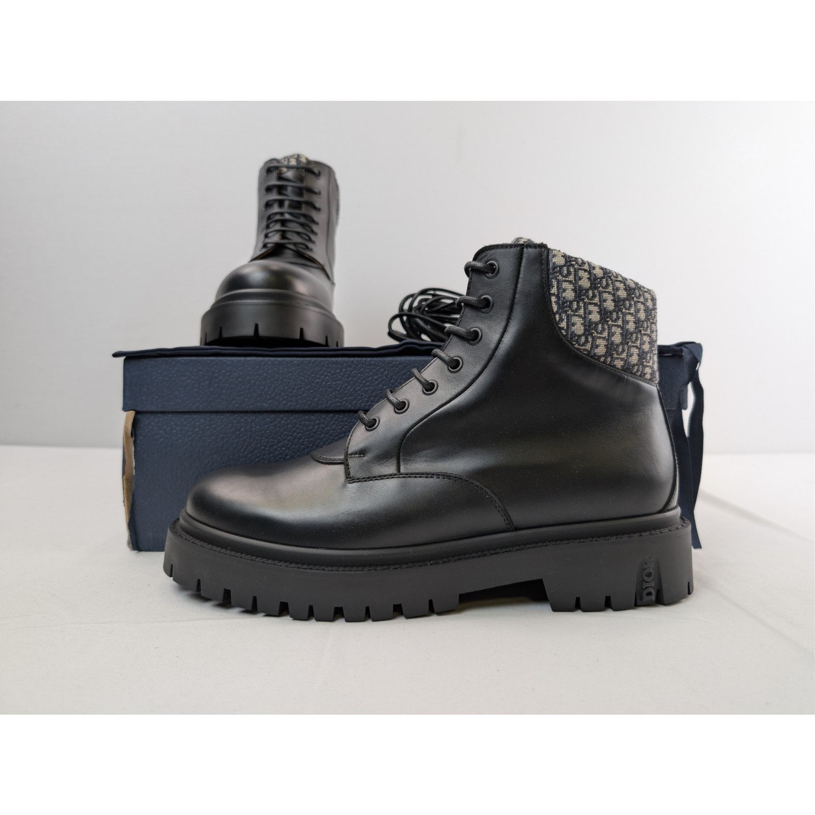Dior o1rshd1 Oblique jacquard Explorer III Ankle Boot in black Size US 8.5 / EU 41-42 - 20 Thumbnail