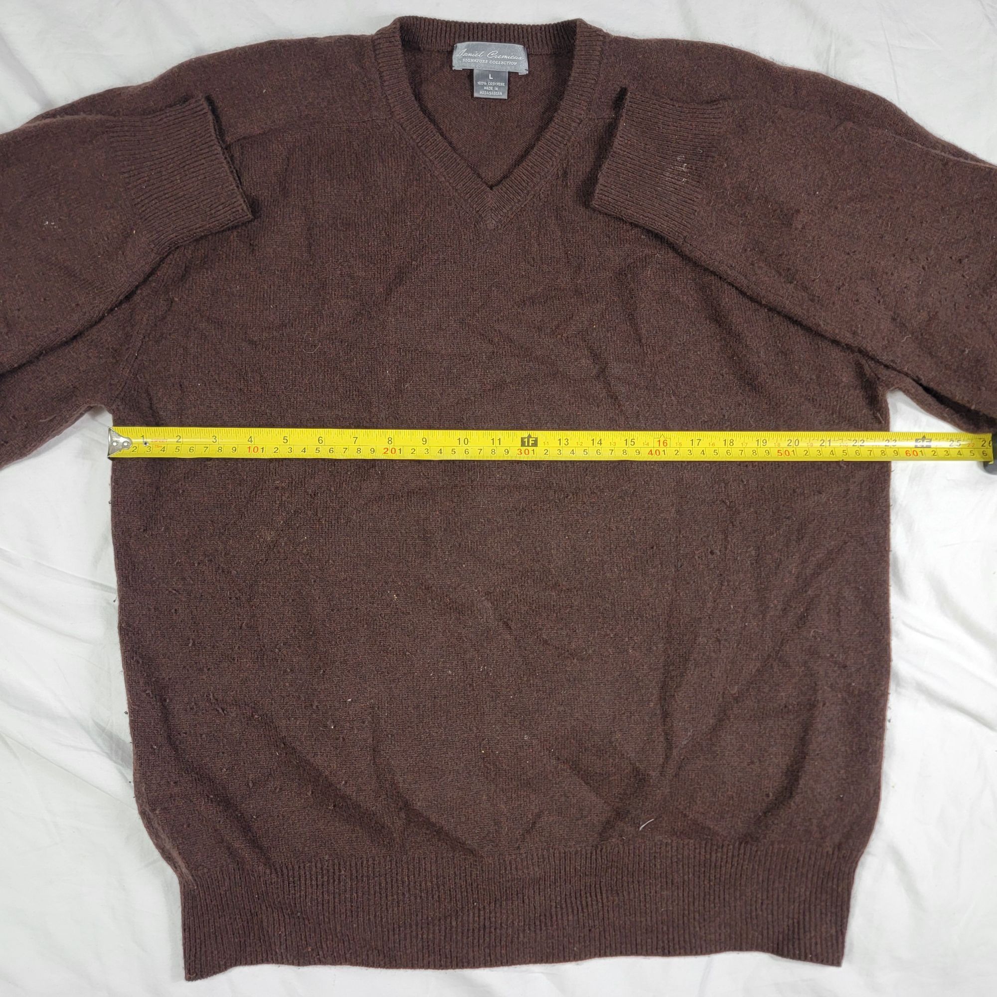 Daniel Cremieux Daniel Cremieux Mens Large Signature Collection Brown Cashme Size US L / EU 52-54 / 3 - 5 Thumbnail