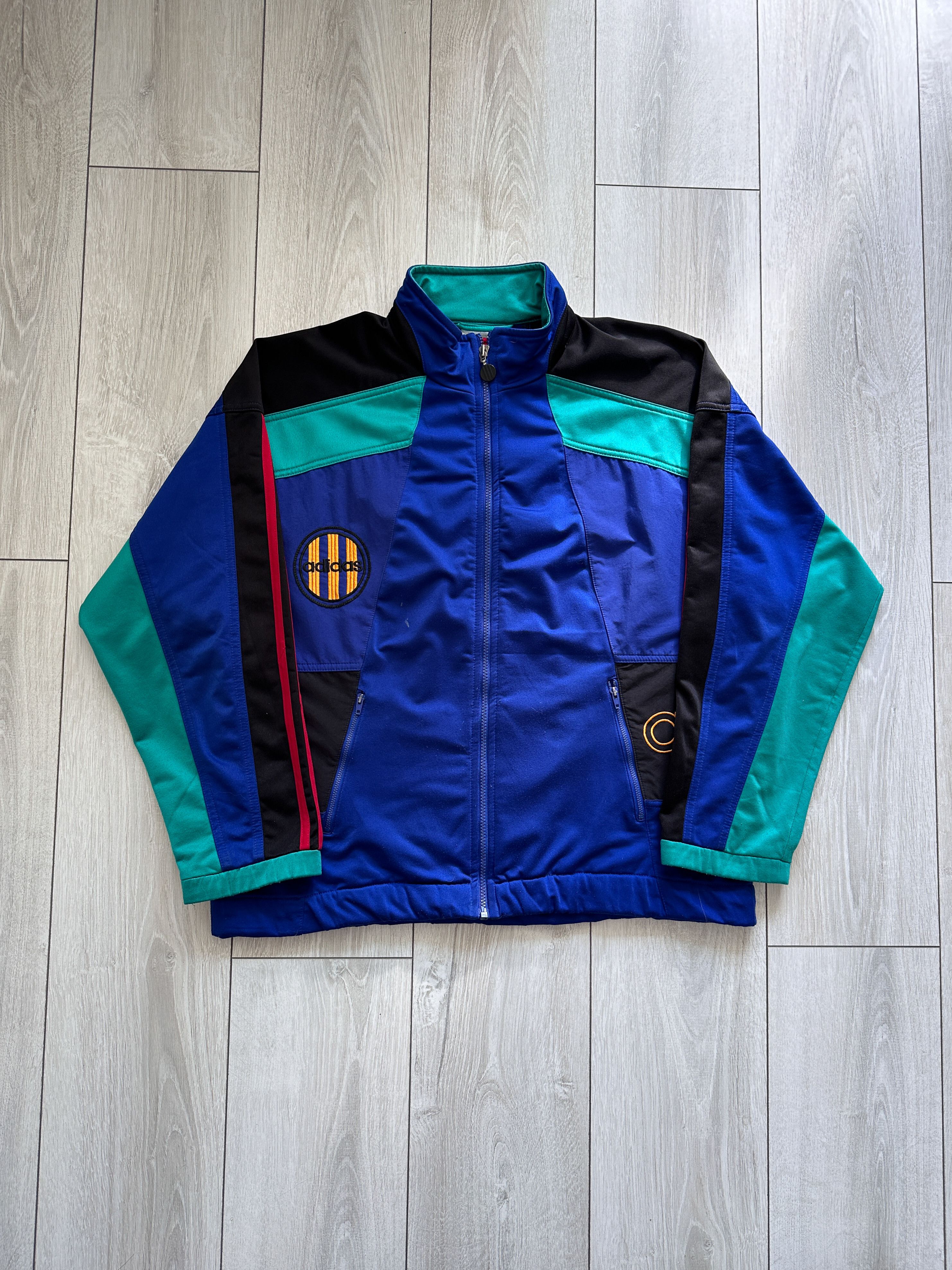 Adidas Vintage Adidas Track Top Jacket Size US M / EU 48-50 / 2 - 2 Thumbnail