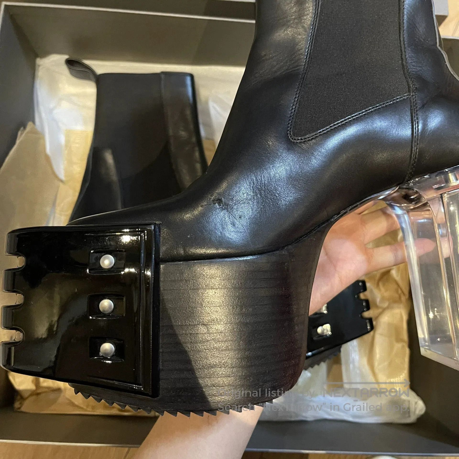 Rick Owens Rick Owens Kiss Boots High Heels. Size US 8 / EU 41 - 4 Thumbnail