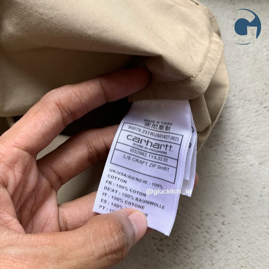 Carhartt Wip Carhartt WIP, L/S Craft Zip Sable Rinsed Size US S / EU 44-46 / 1 - 5 Thumbnail
