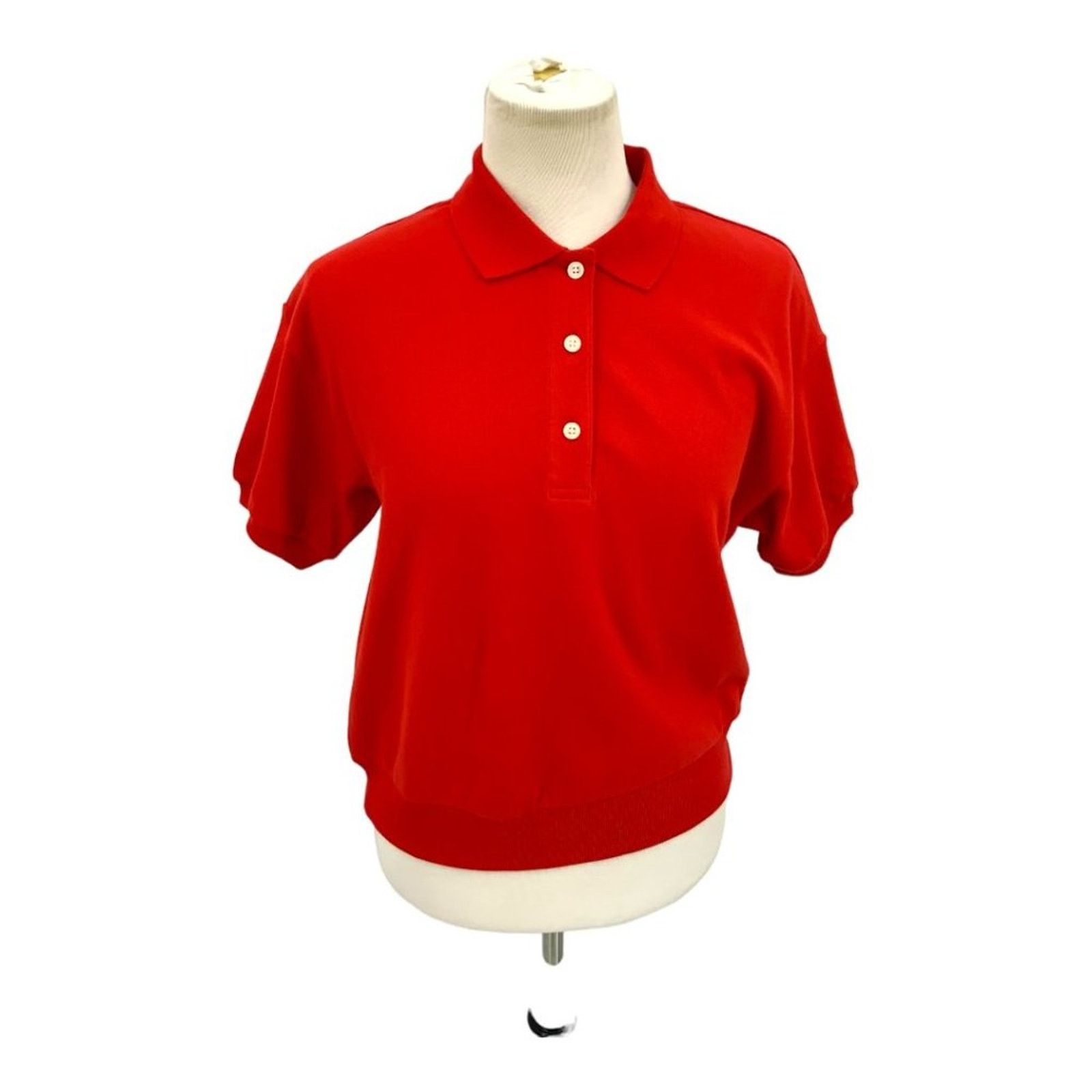 Everlane Everlane The Oversized Polo Red Size Small NWT $55 MSRP Size S / US 4 / IT 40 - 3 Thumbnail