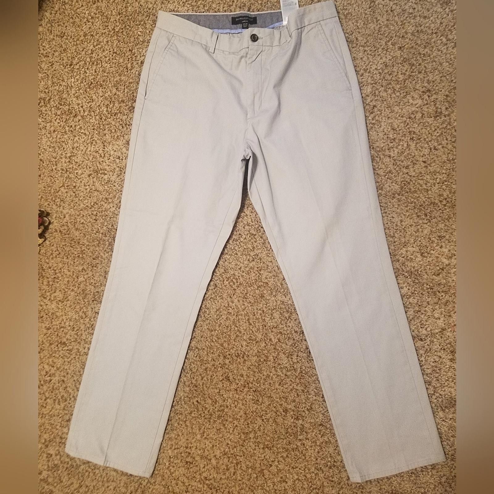 Banana Republic Banana Republic Aiden Fit Gray Pants 34X34 Size US 34 / EU 50 - 2 Thumbnail