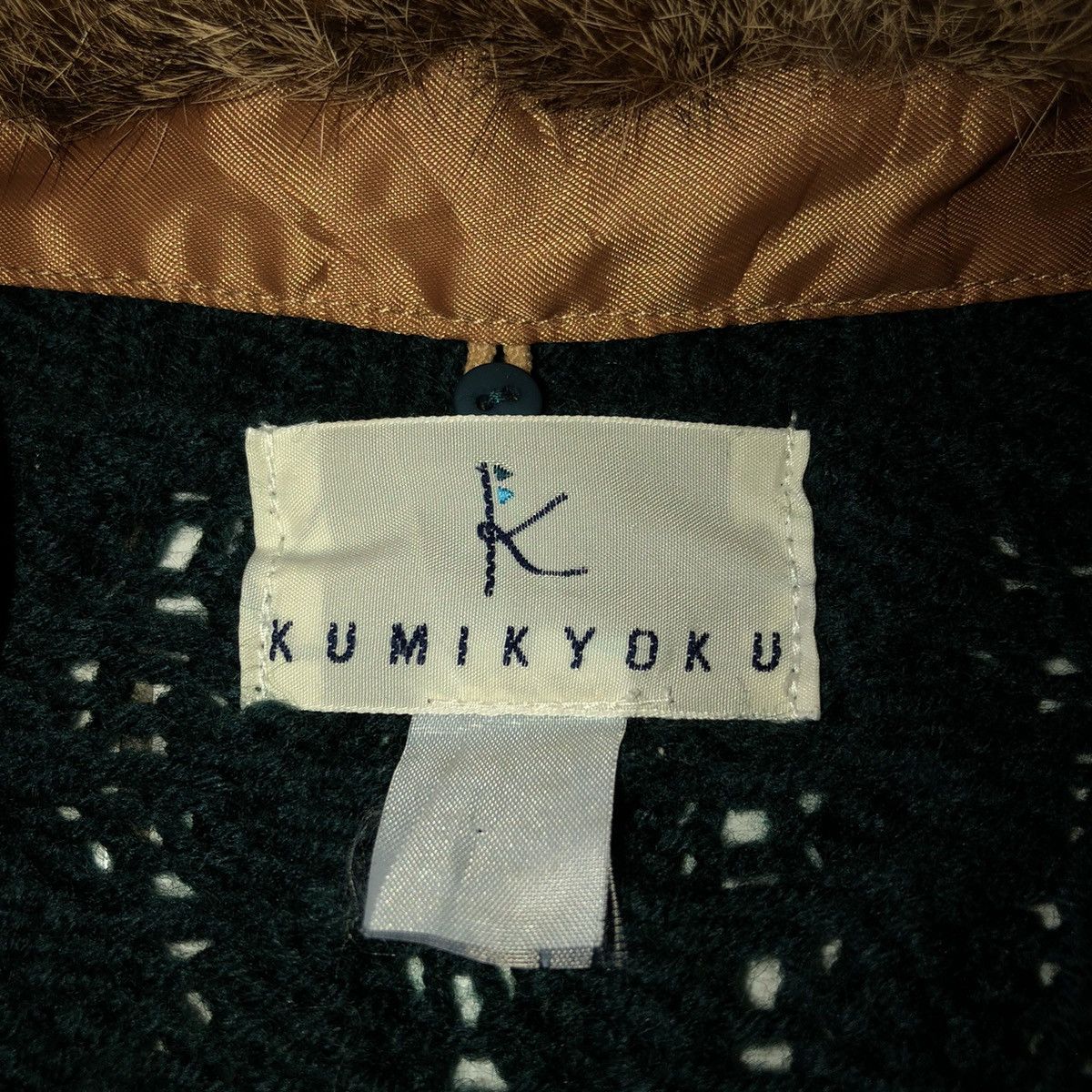 Japanese Brand Kumikyoku Japanese Cable Knit Rabbit Fur Good Condition Size M / US 6-8 / IT 42-44 - 23 Thumbnail