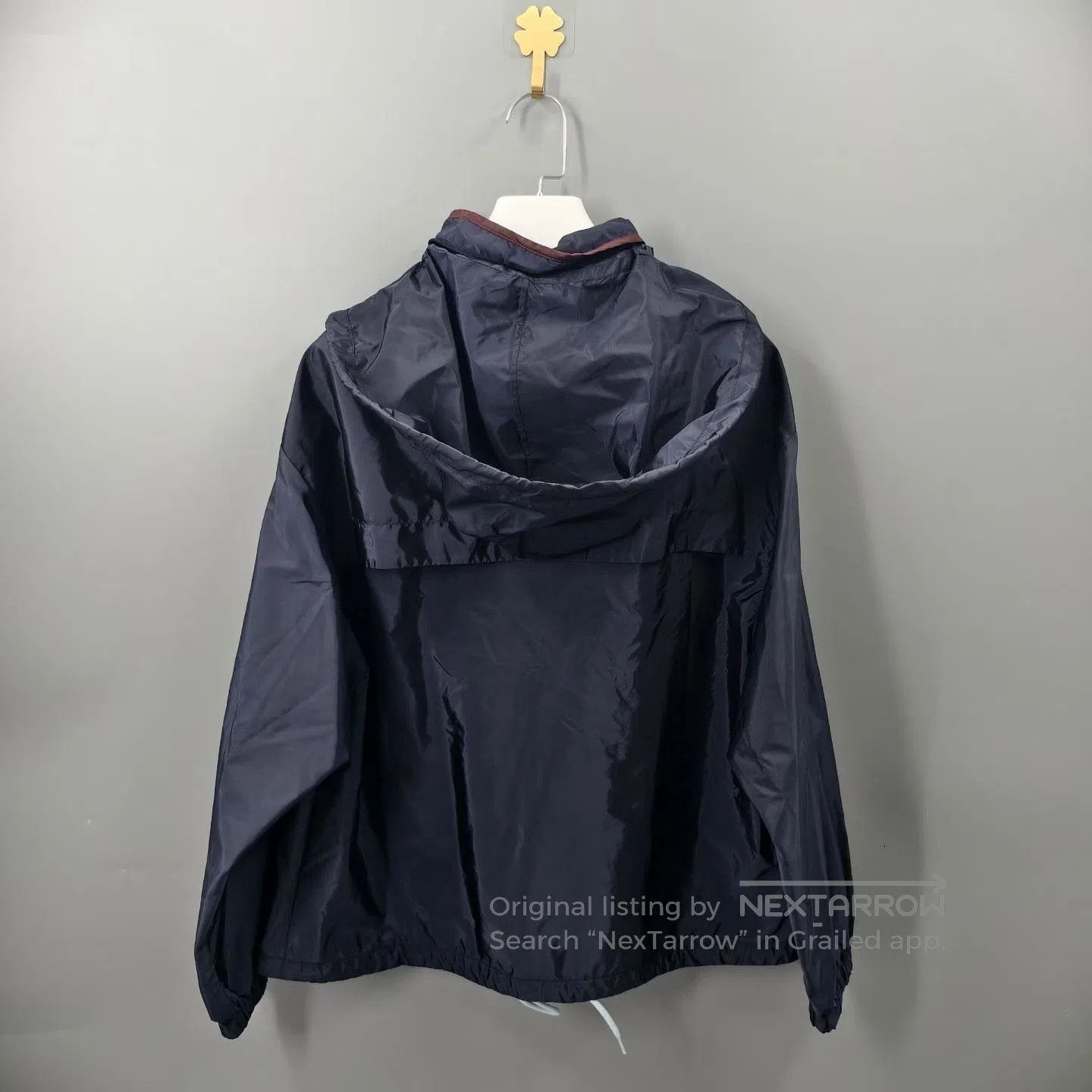 Prada Prada Blue Hooded Jacket with Triangle Logo. Size S / US 4 / IT 40 - 2 Thumbnail