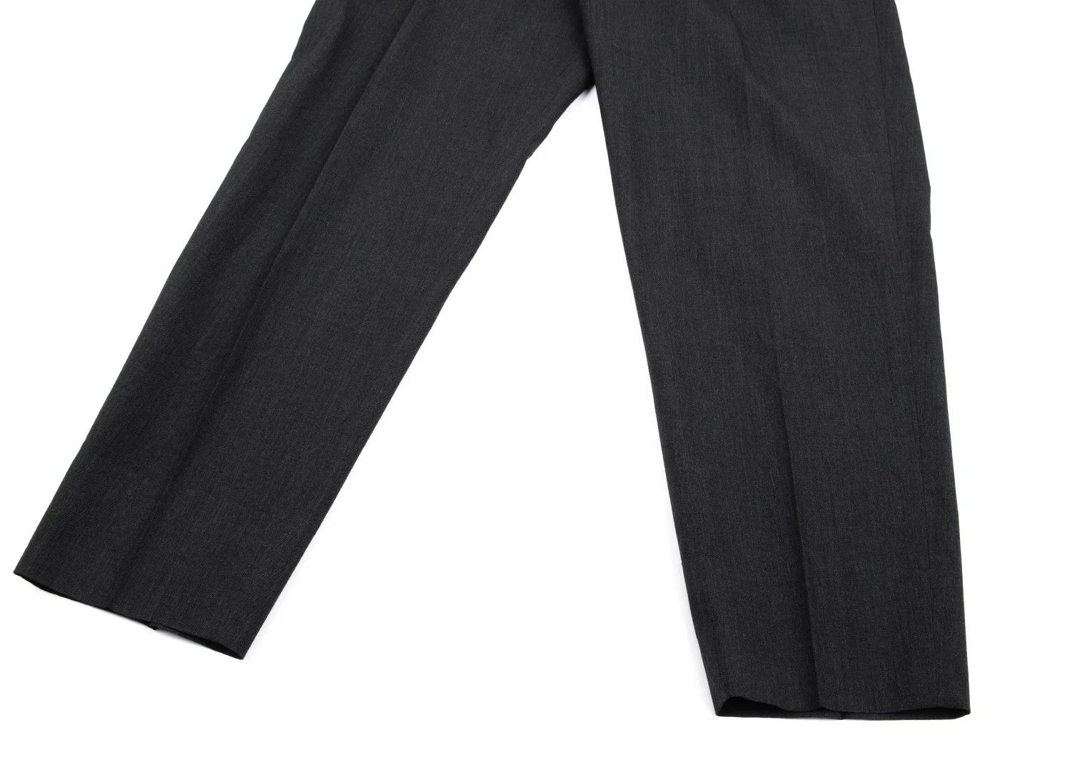 Jean Paul Gaultier Wool Tapered Trousers in Charcoal, Size 50 Size US 34 / EU 50 - 9 Thumbnail