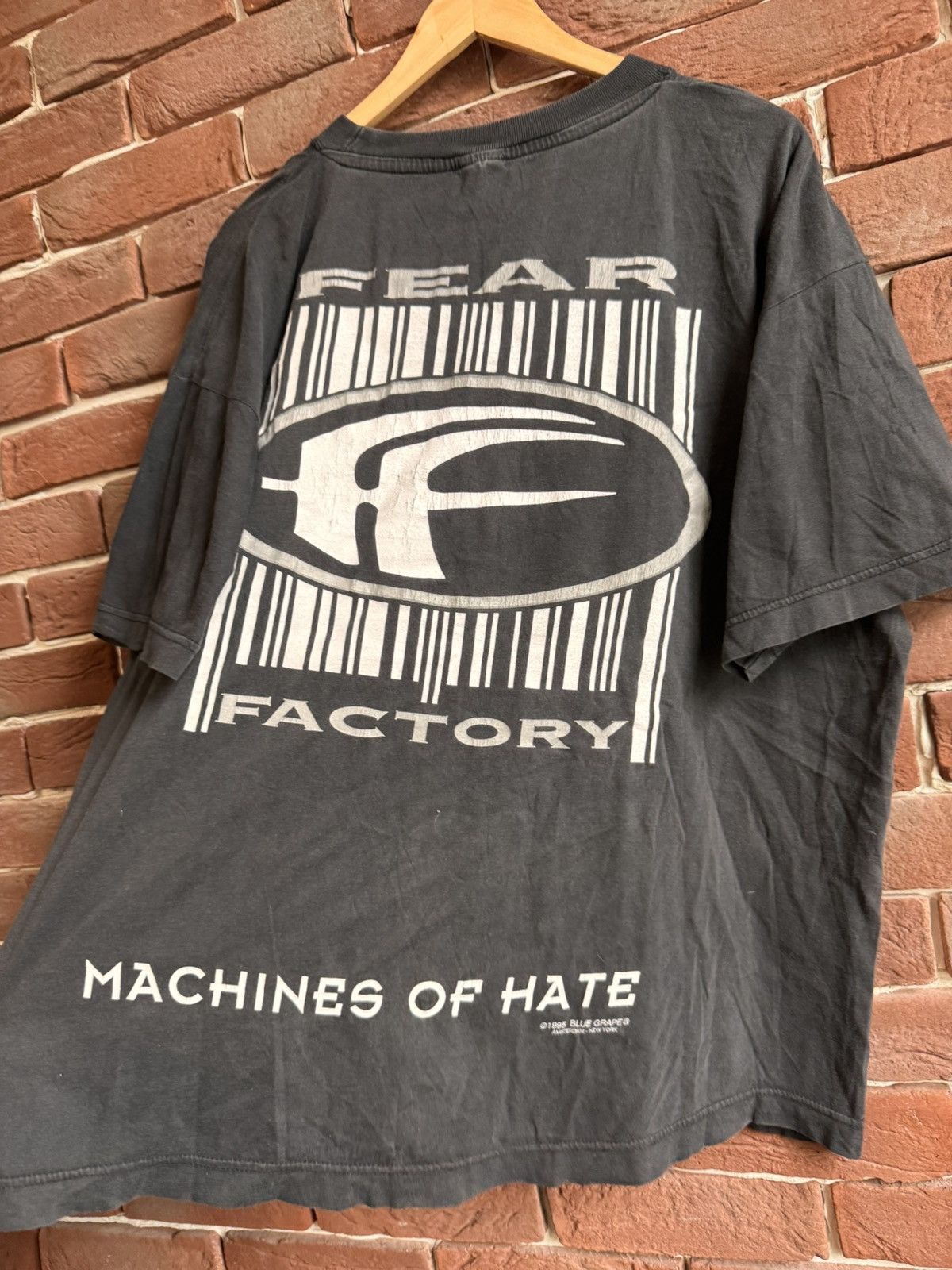 Band Tees 90s Fear Factory Machine of hate Heavy Metal Vintage Tee Size US XL / EU 56 / 4 - 5 Thumbnail