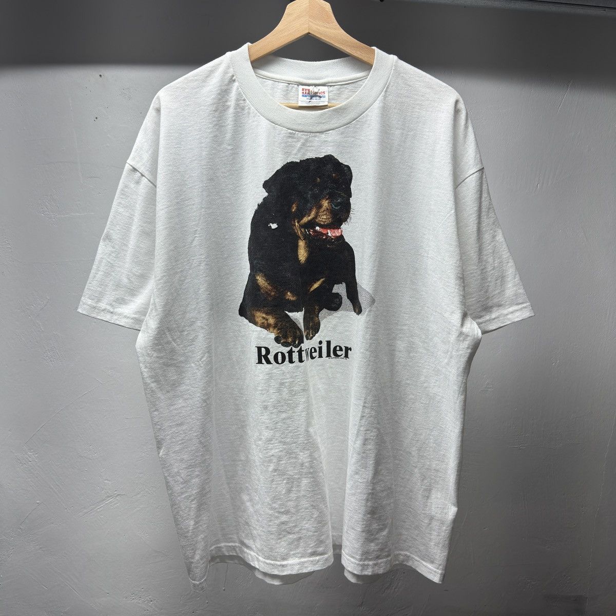 Vintage 90s Rottweiler Breed Shirt ERD Grunge Givenchy Biker WCC Size US XL / EU 56 / 4 - 1 Thumbnail