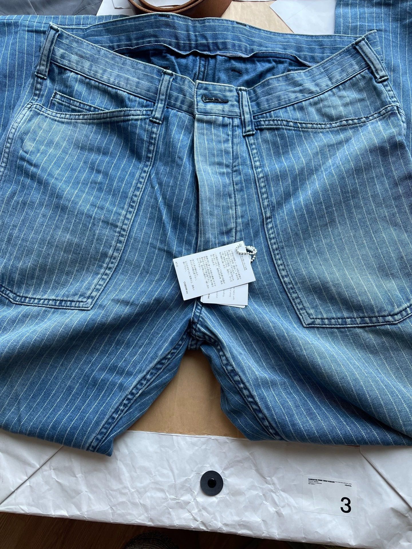 Visvim visvim 15ss carpenter dmgd wabash indigo mud wash Size US 34 / EU 50 - 2 Thumbnail