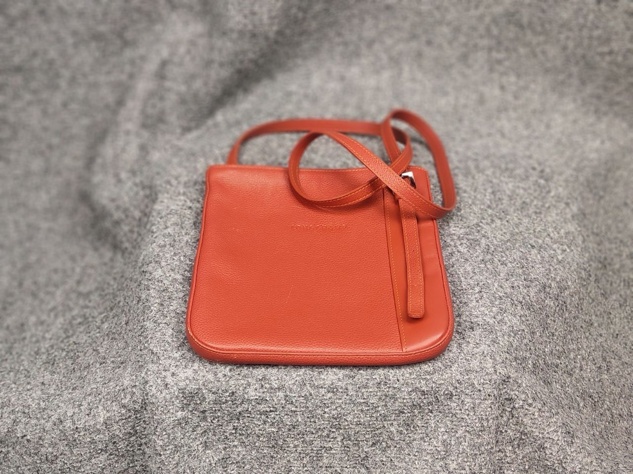 Longchamp longchamp Design orange leather shoulder messenger Handbag Size ONE SIZE - 2 Thumbnail